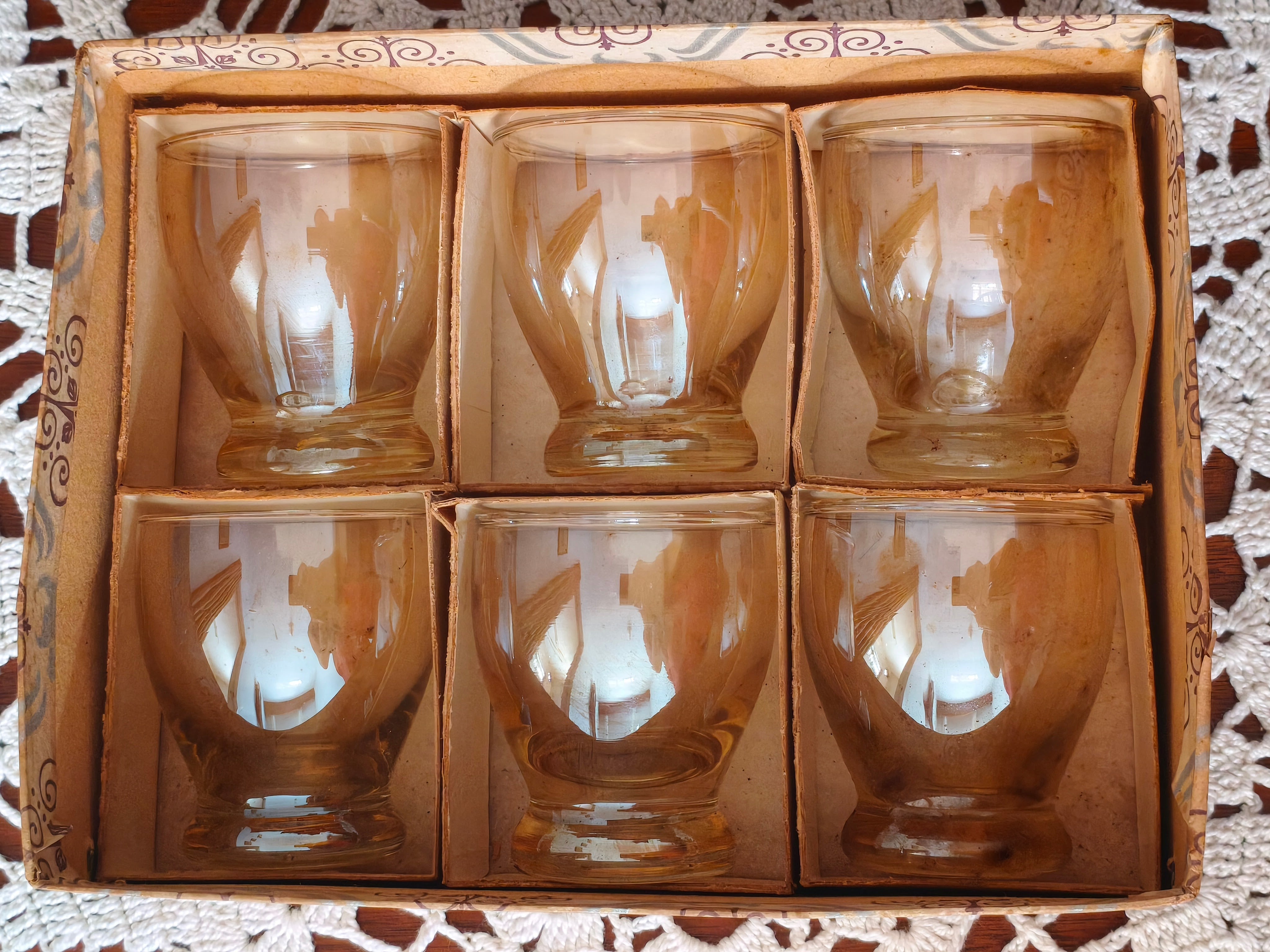 Conjunto 6 Copos Cristais Edmar