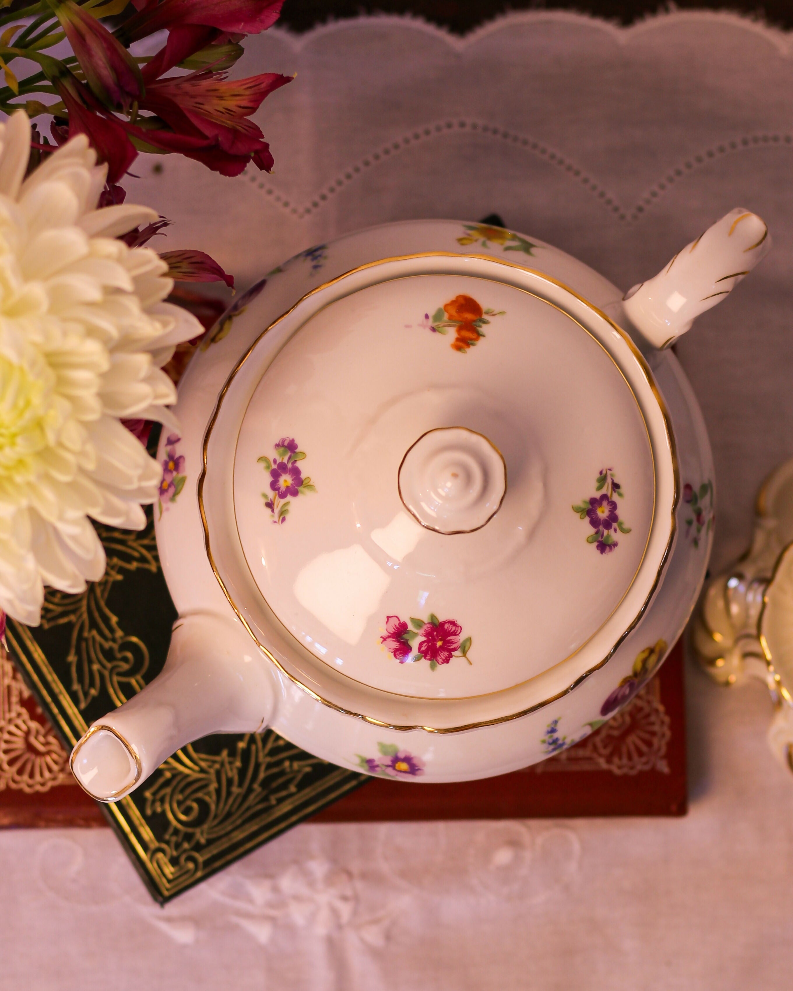 Bule de chá em Porcelana Tcheca Epiag