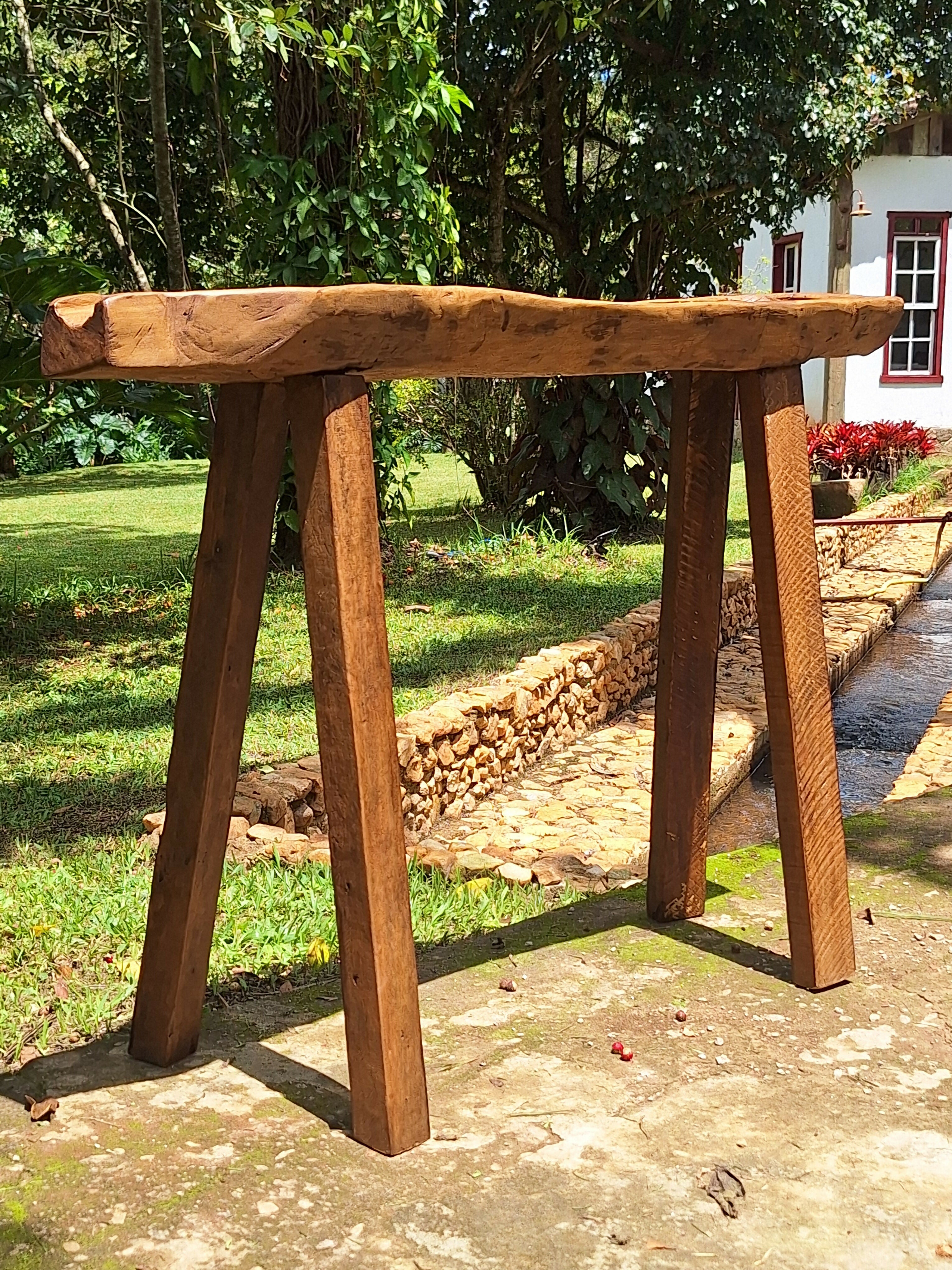 Queijeira Rústica Madeira Maciça Garimpo Mineiro