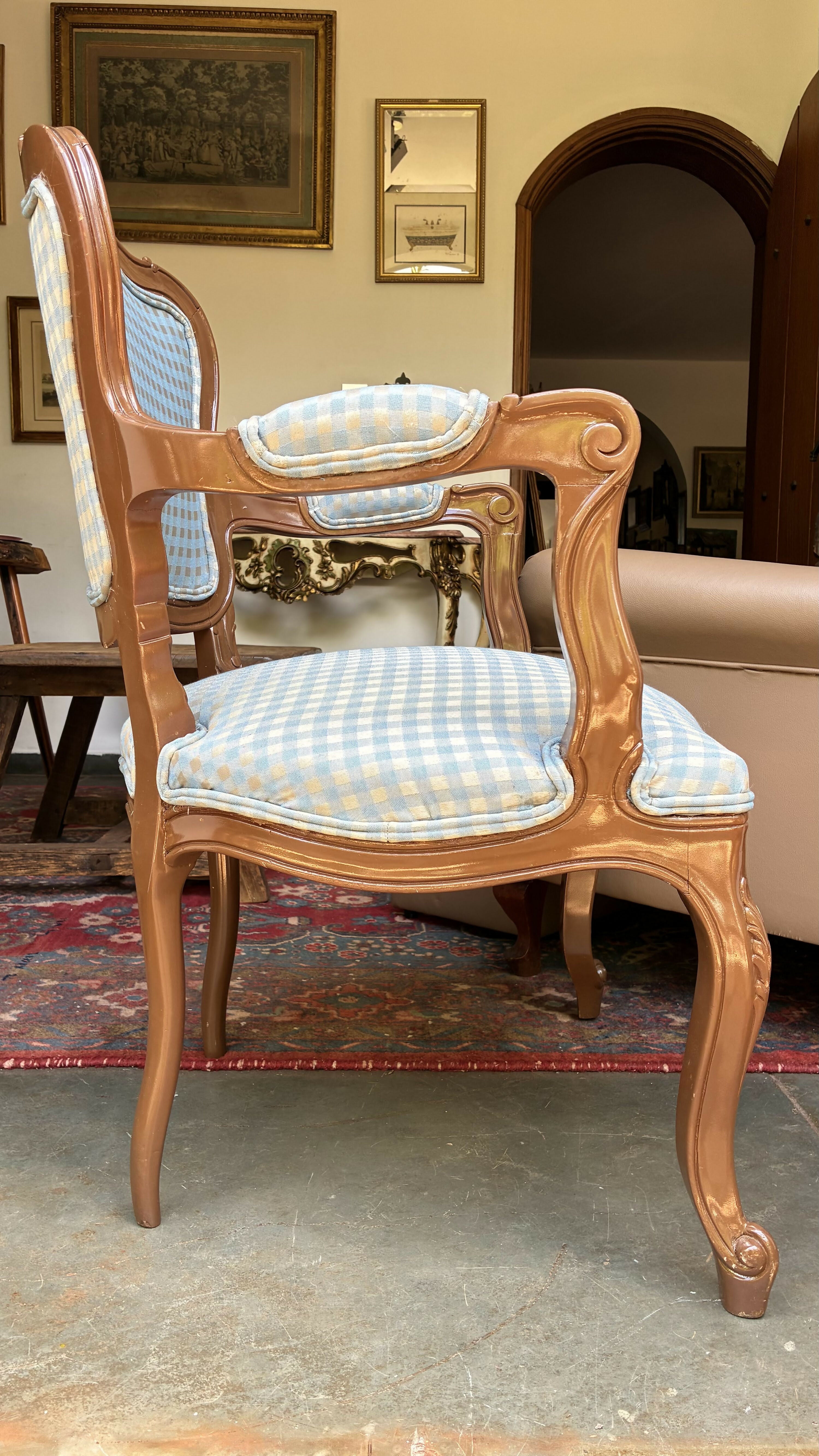 Par de Poltronas Luis XV