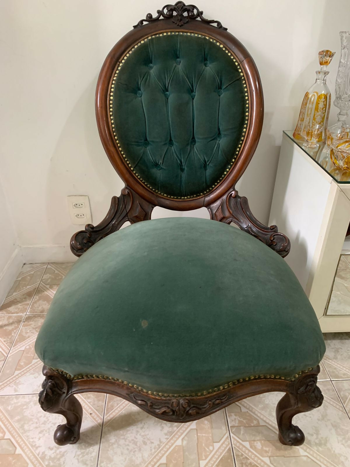 Grande Poltrona de Amamentação Luís XV Século XIX