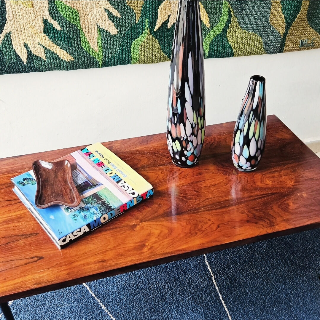 MESA DE CENTRO EM JACARANDÁ E FERRO (ANOS 50)