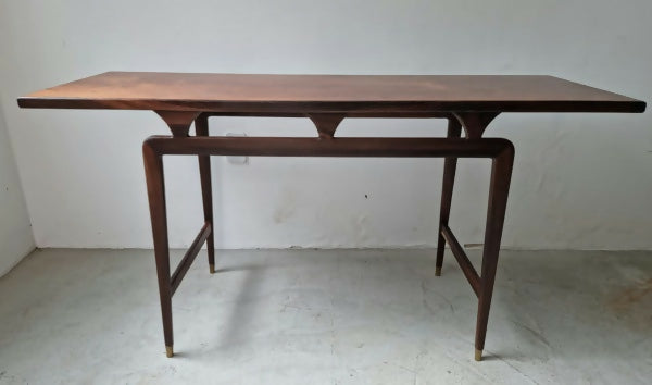 mesa de apoio / aparador scapinelli anos 60 jacarandá