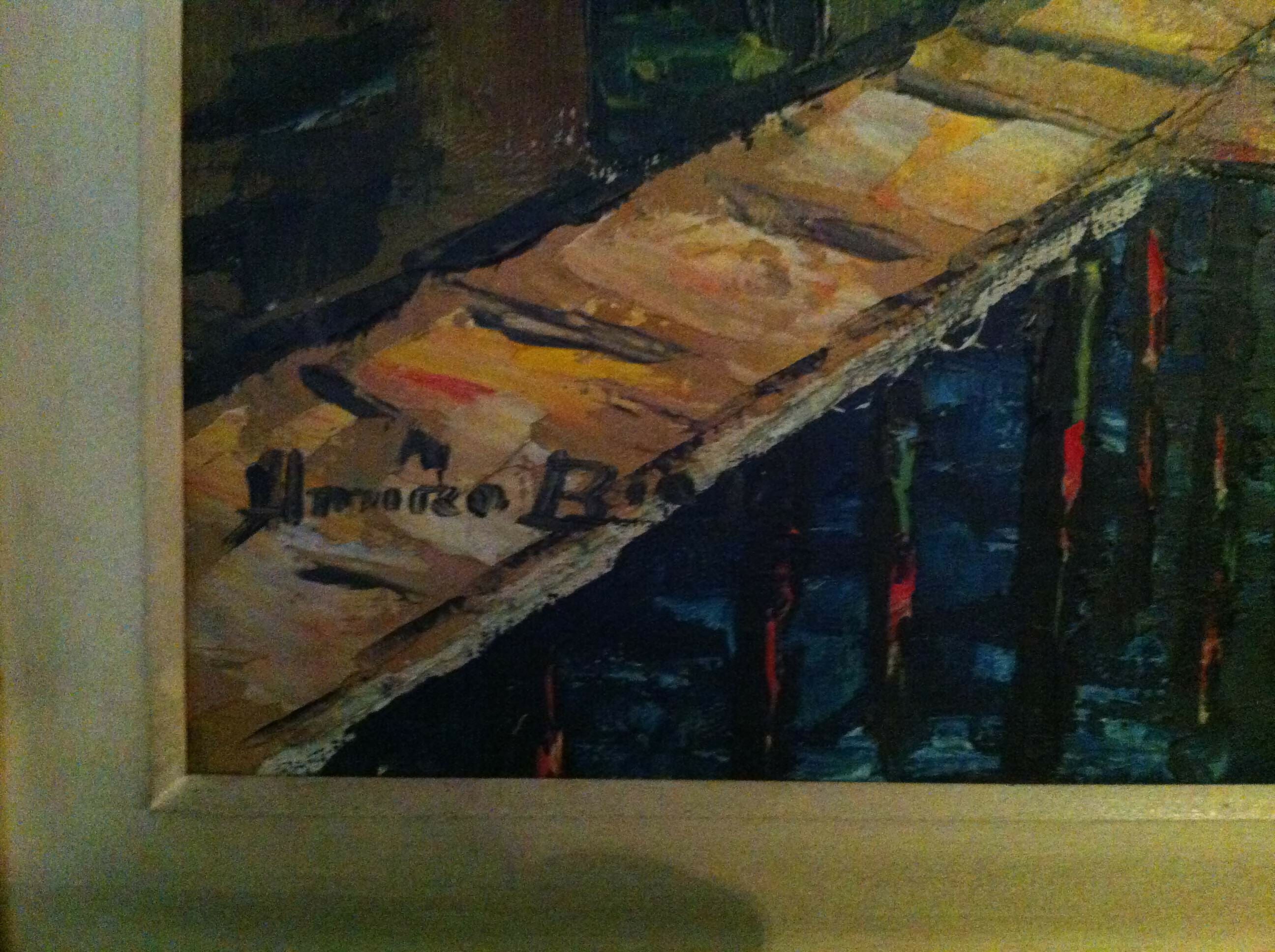 Quadro óleo sobre tela | Almiro Borges | “Alagados”