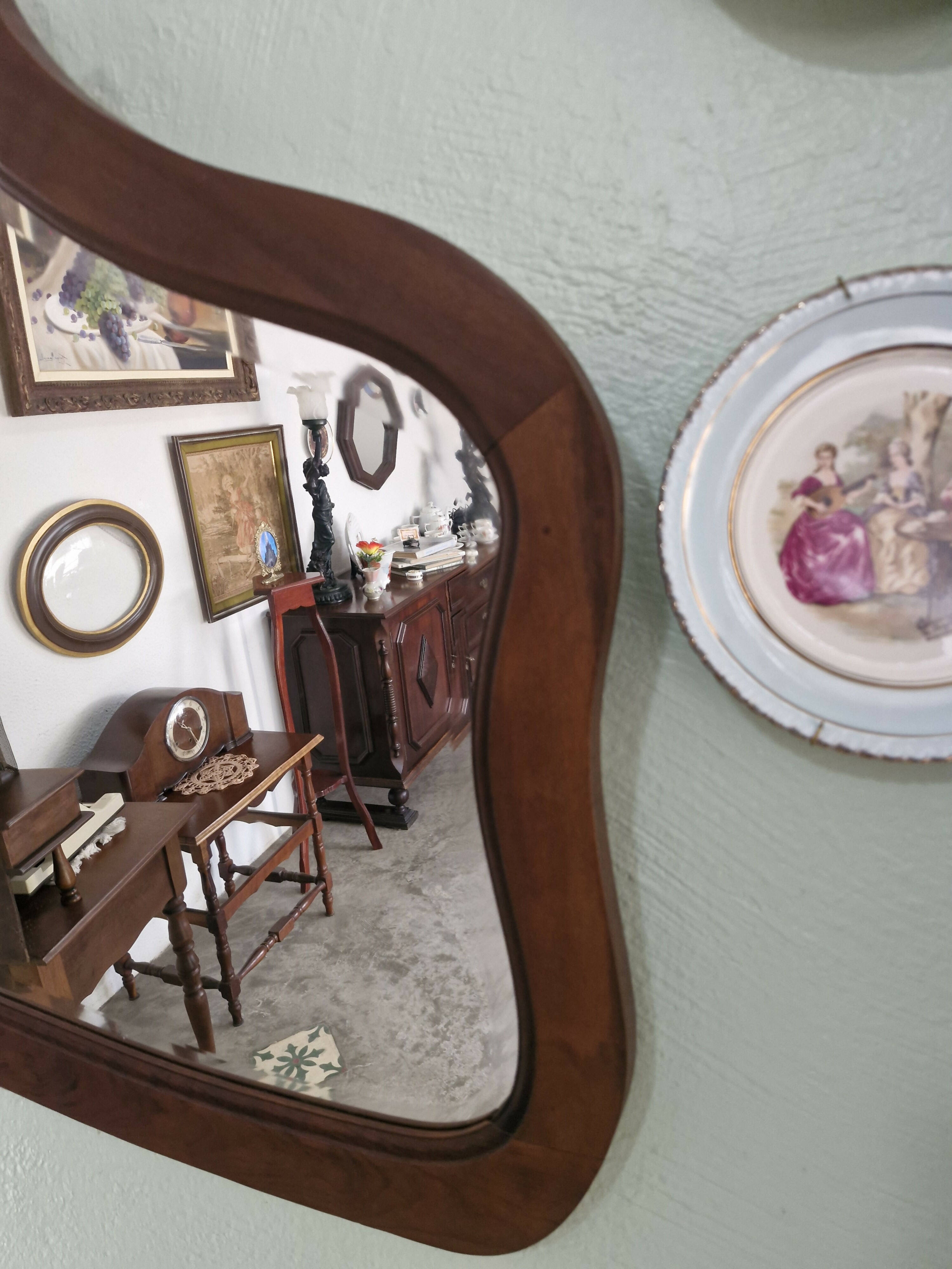 Espelho Bisotê Moldura Provençal