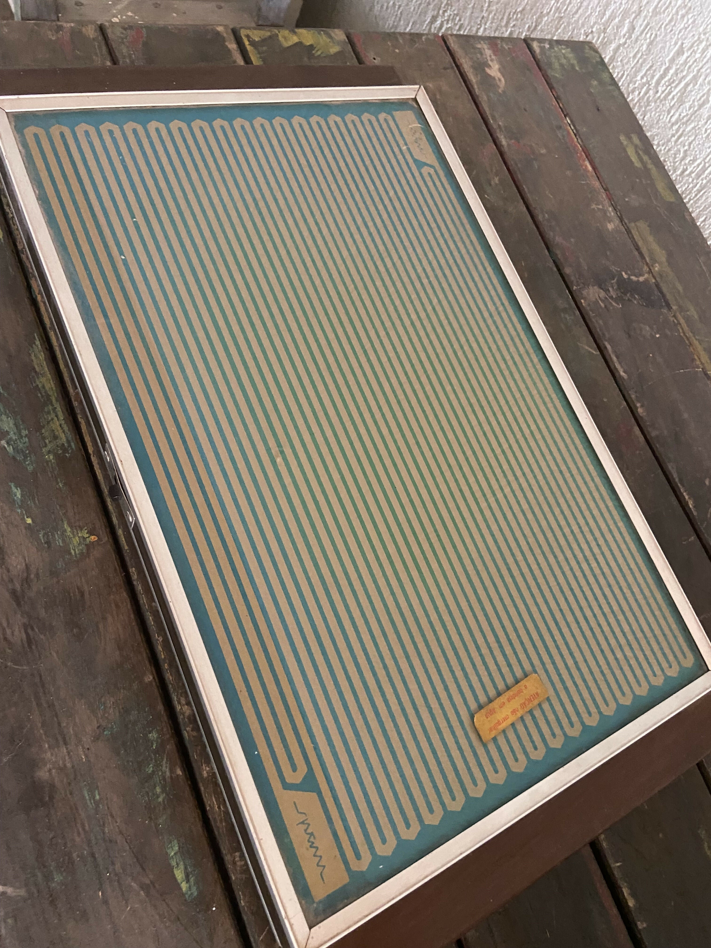 Bandeja com aquecimento Vintage