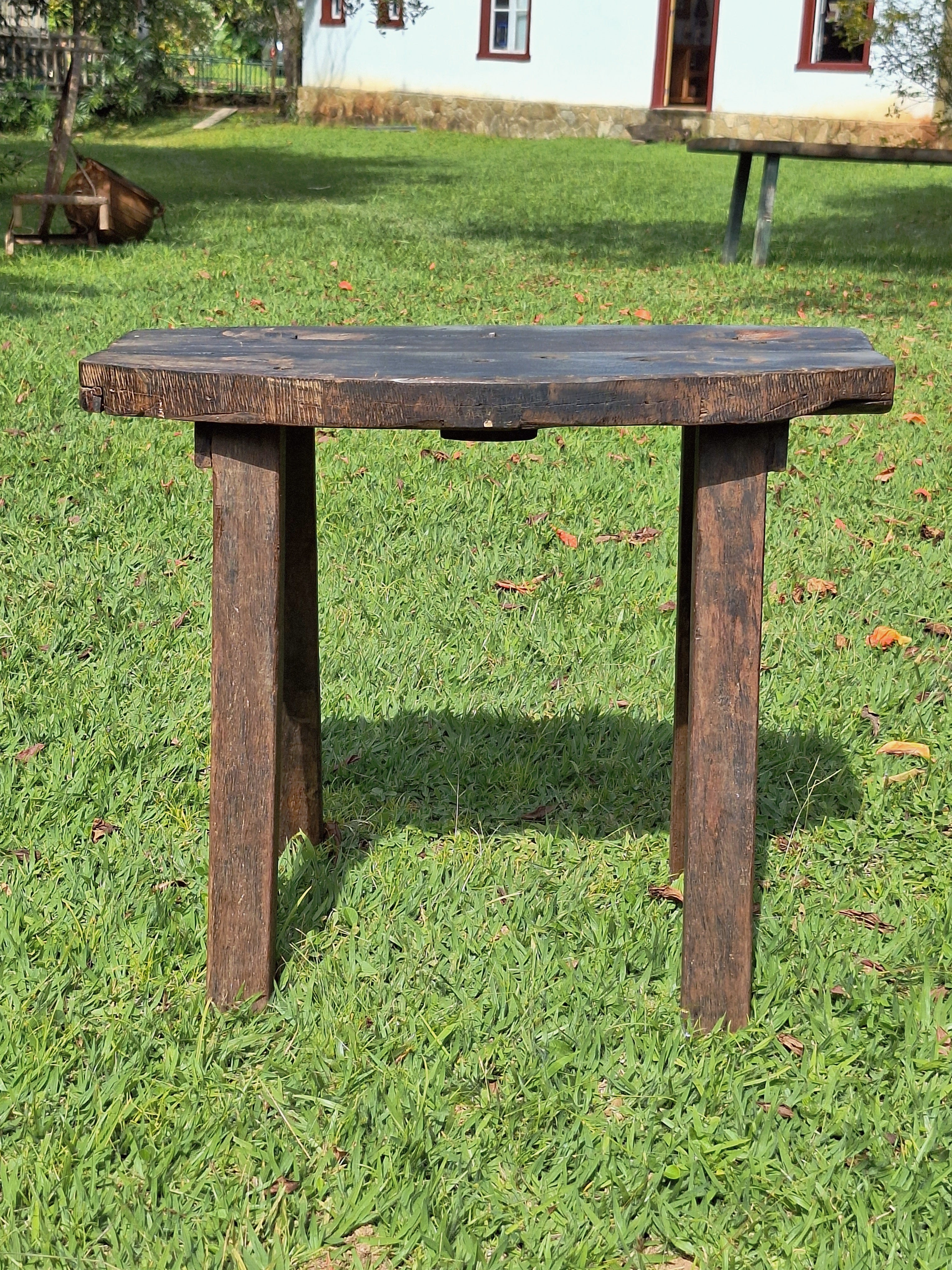 Mesa de Apoio Madeira Maciça Garimpo Mineiro