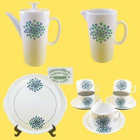 Porcelana Renner,   Jogo de chá