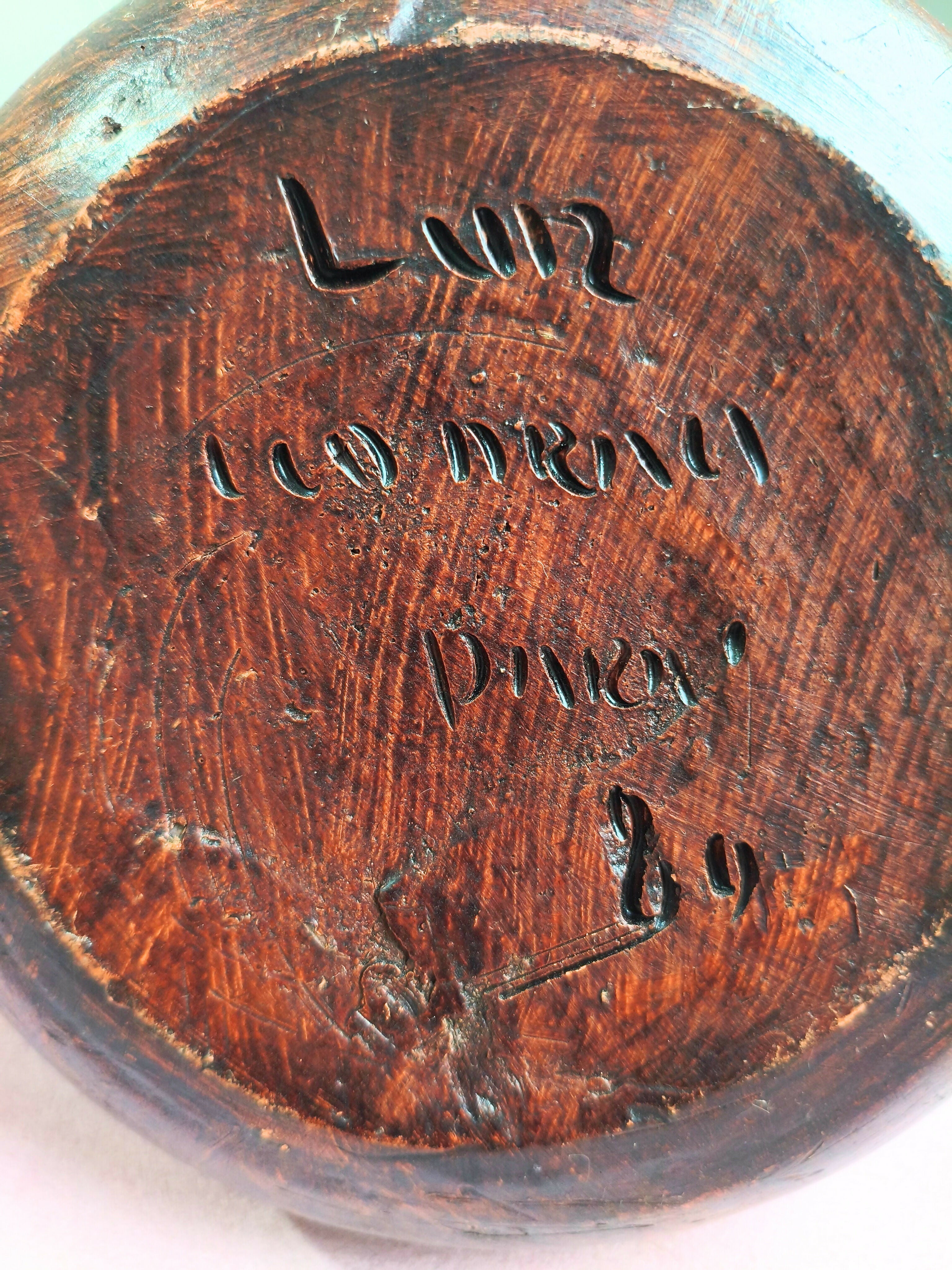 Bule decorativo em cerâmica – artesanato paraense