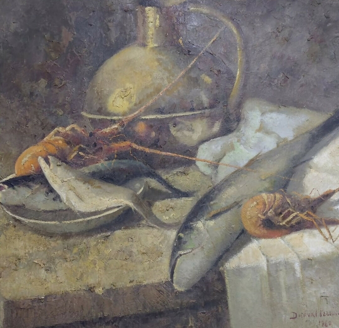 OBRA DE ARTE - QUADRO ÓLEO SOBRE TELA - DURVAL PEREIRA