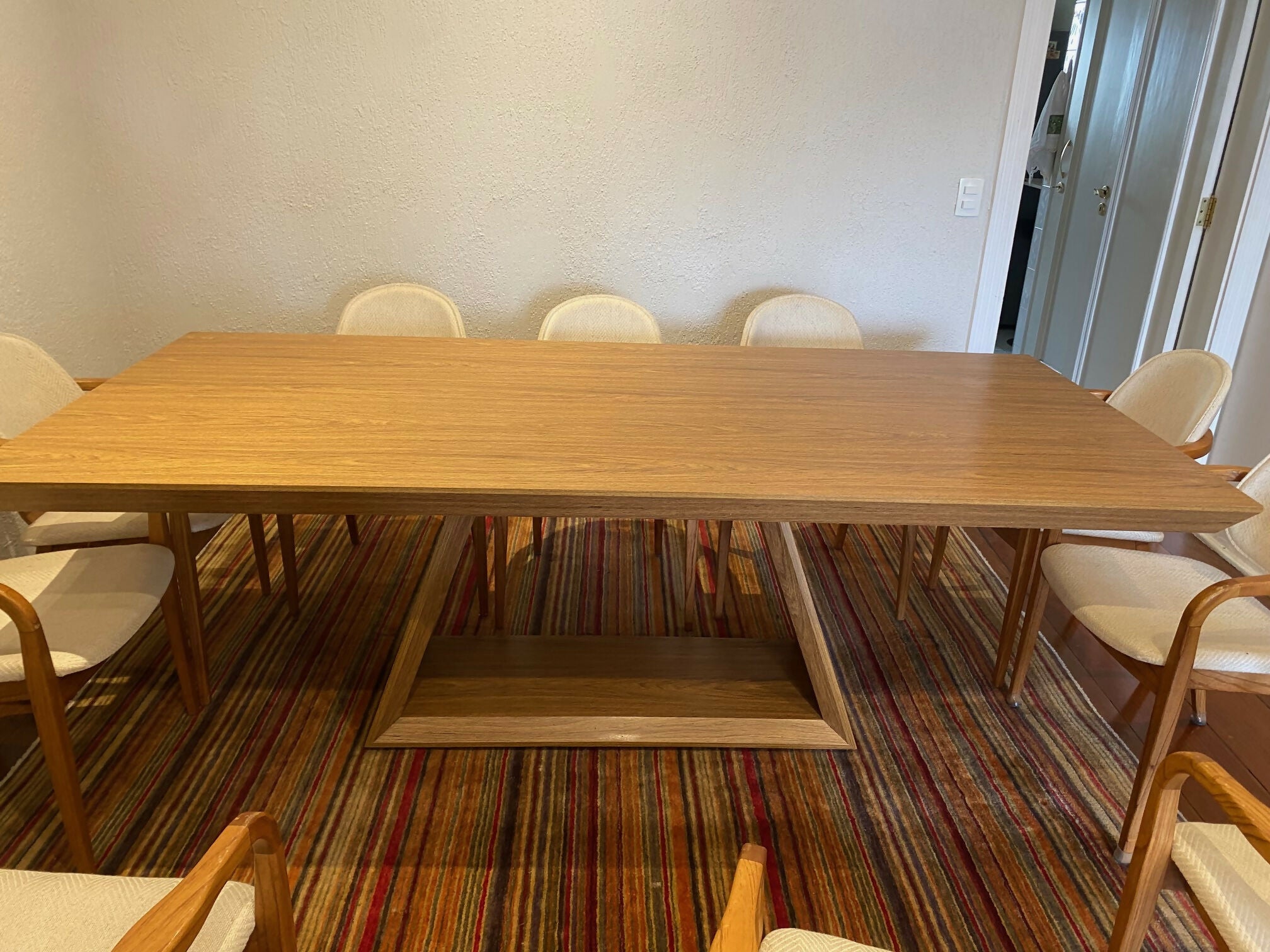 Mesa de Jantar e 10 cadeiras OMAR Rejane Carvalho Leite By Dpot com Mesa