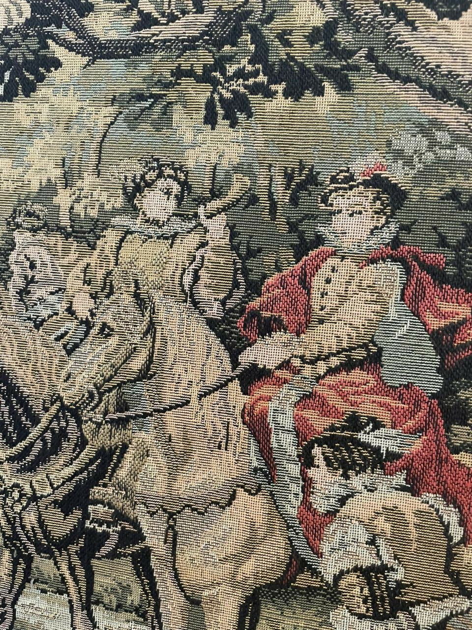 Quadro Tapeçaria Gobelin Emoldurada em Madeira Maciça