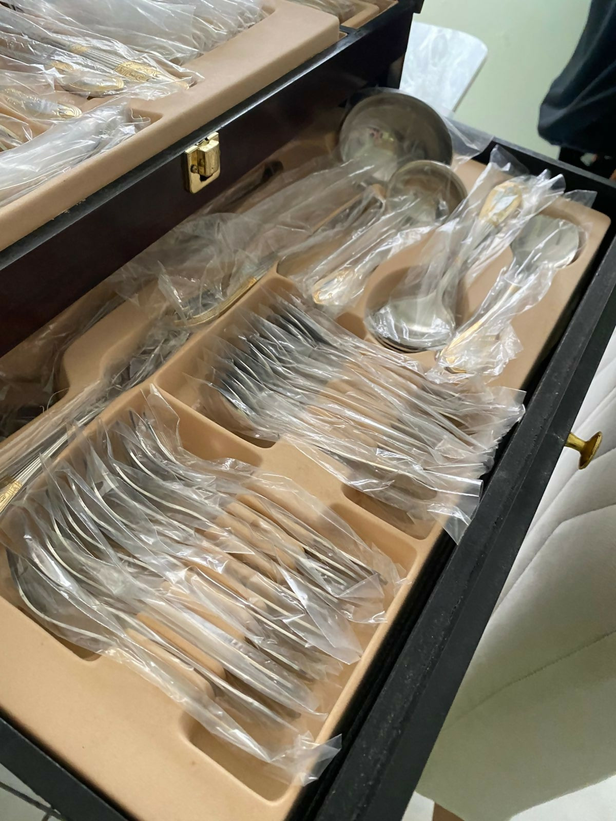 Faqueiro Stainless Steel Germany 85 peças nunca usado