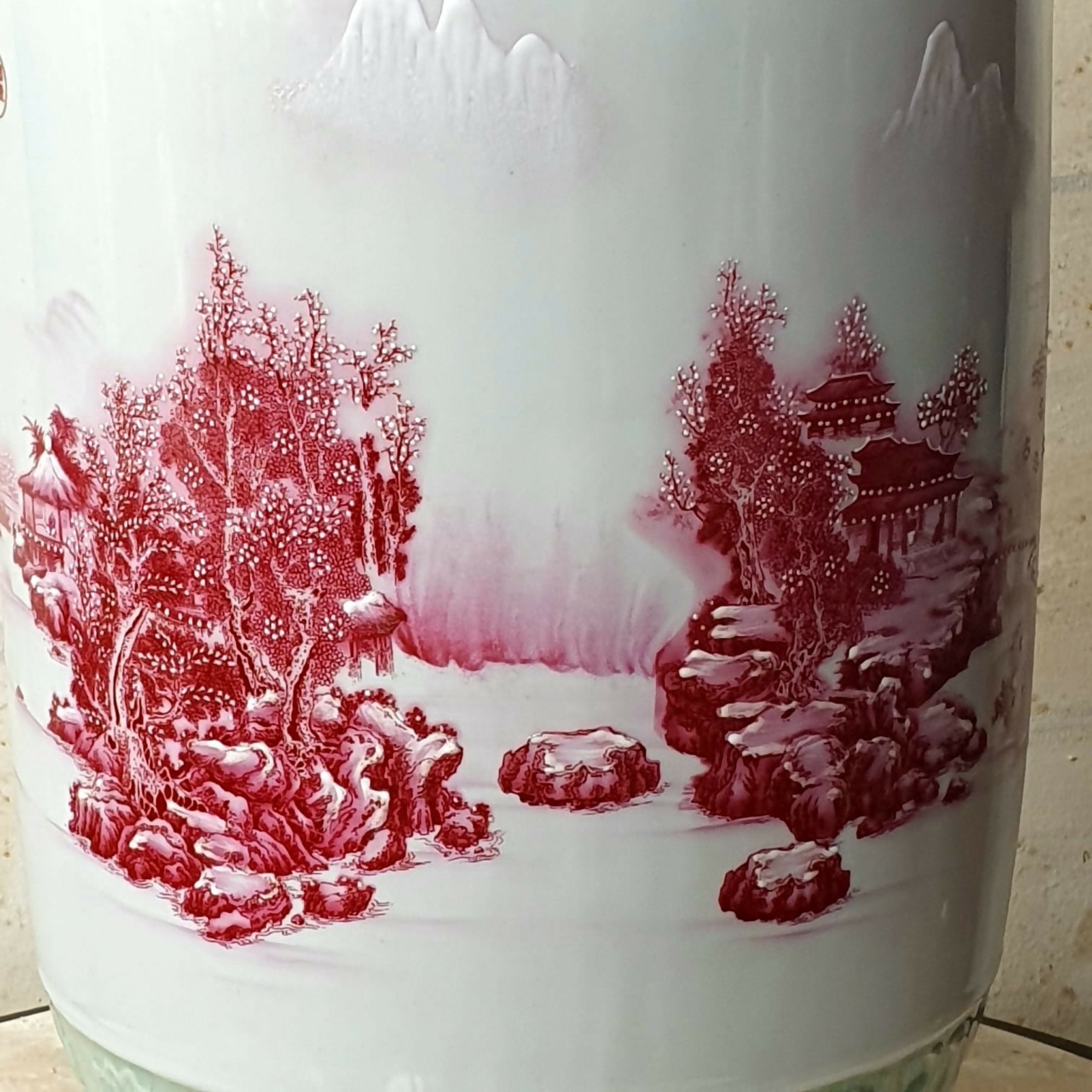 Grande Vaso em porcelana chinesa Celadon