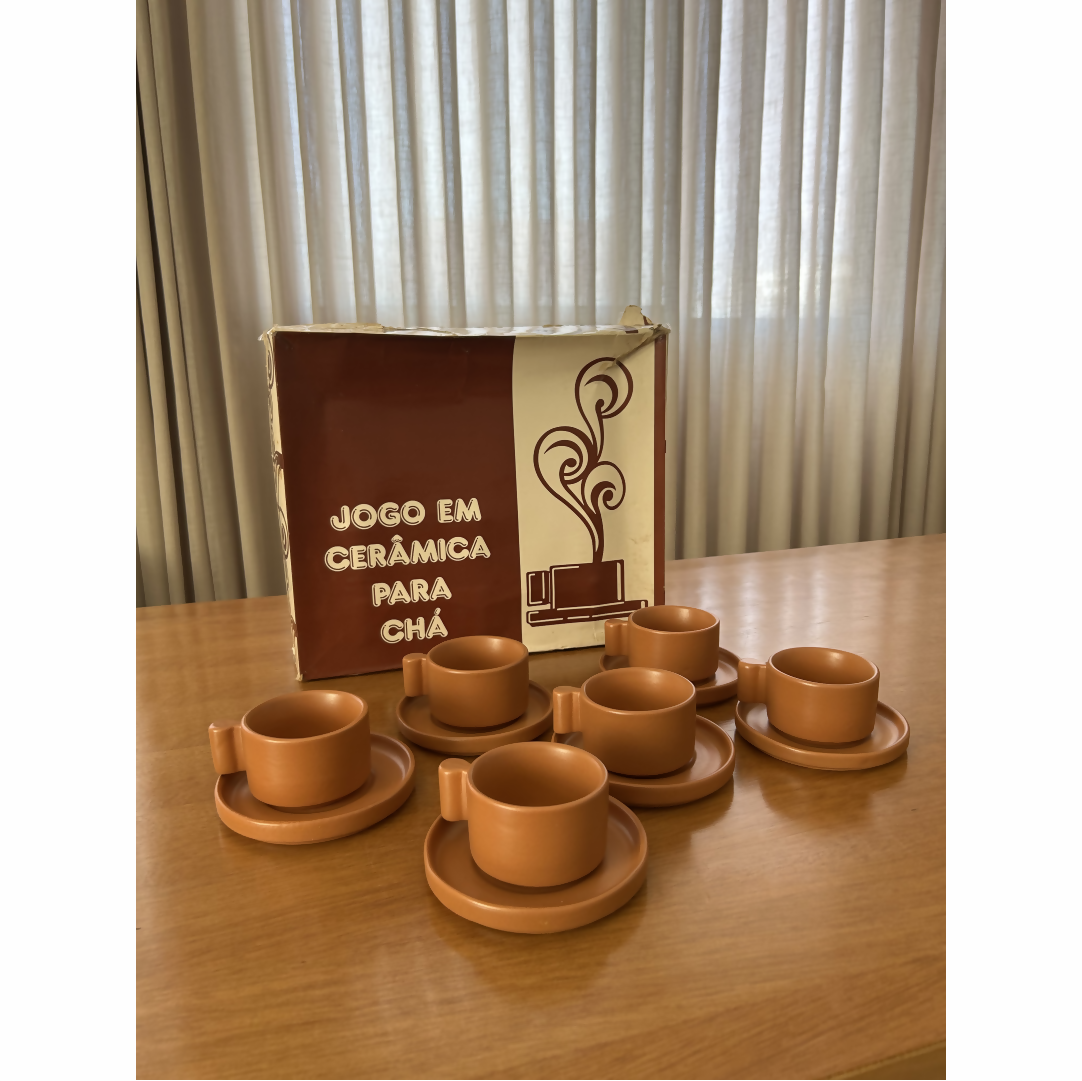 Jogo em Cerâmica para Chá
