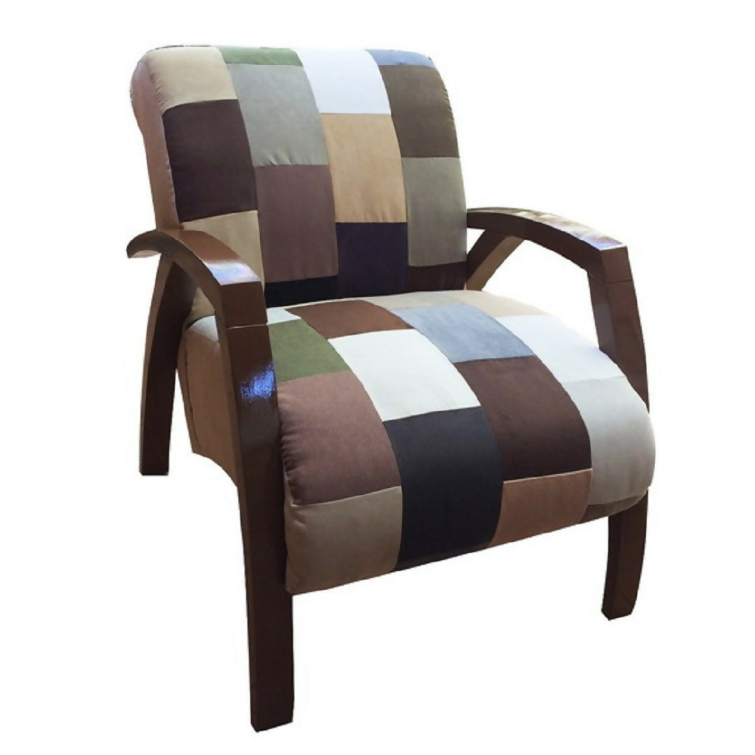 POLTRONA COUNTRY - patchwork de camurça