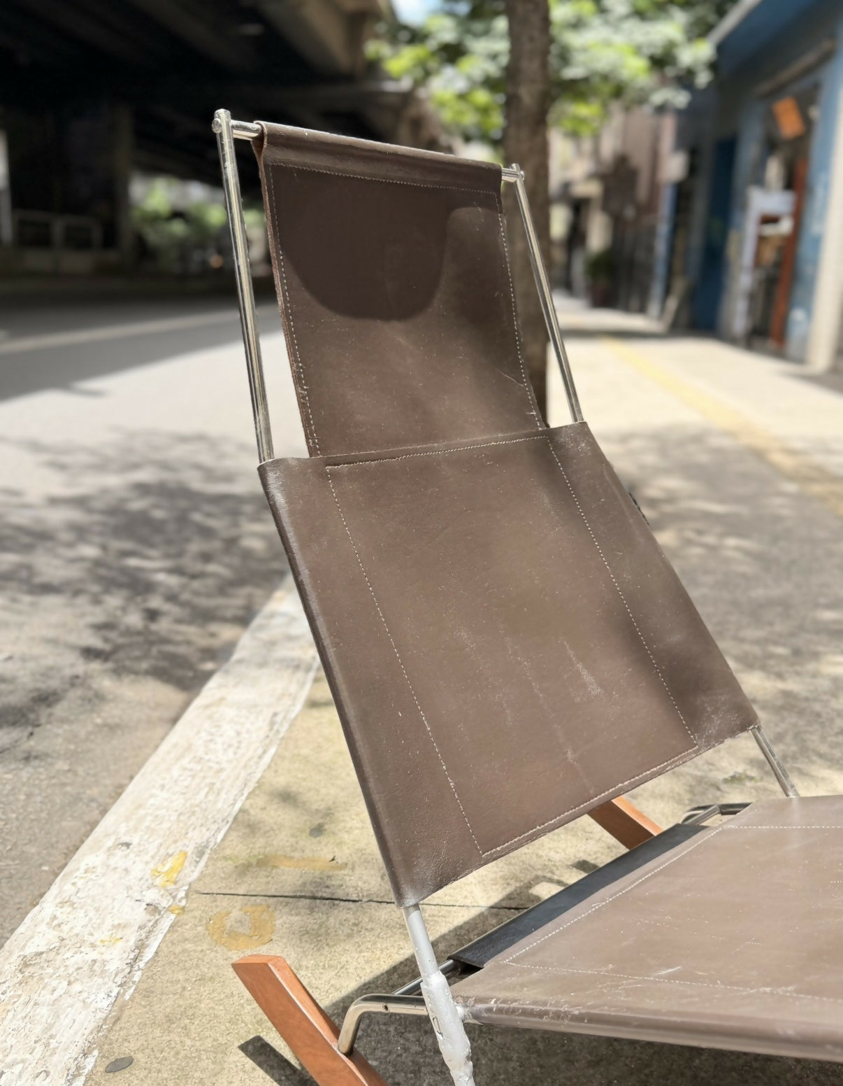 Poltrona espreguiçadeira anos 70