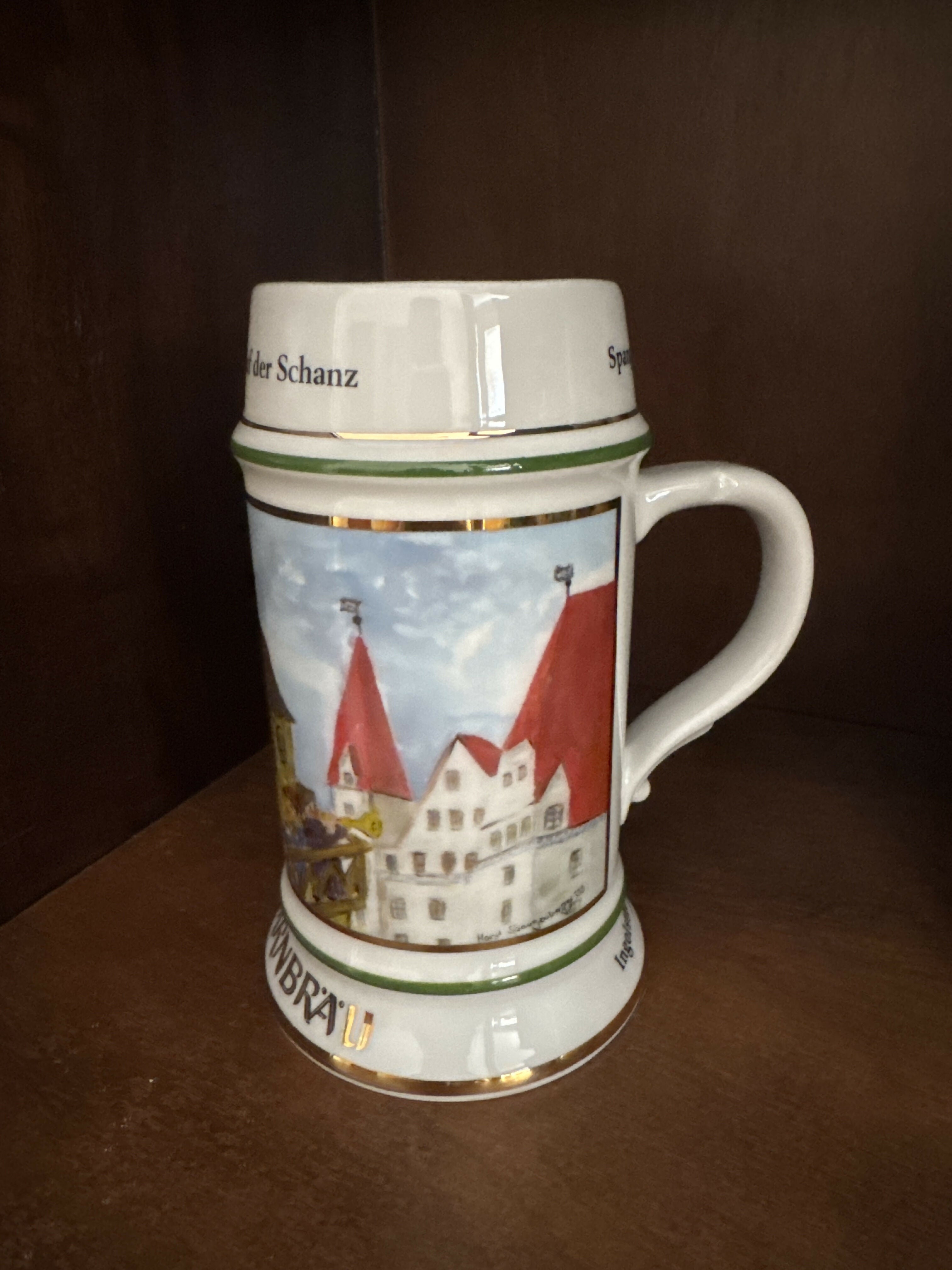 Caneca de Porcelana Alemã Herrnbräu – Ingolstadt