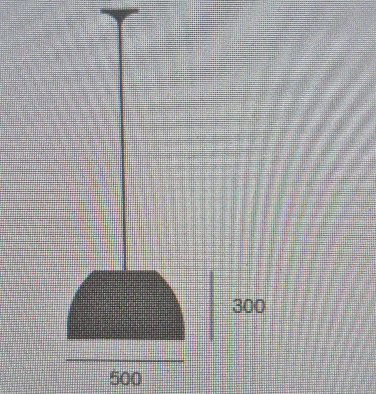 Luminária Bossa, original, Fernando Prado - cinza claro