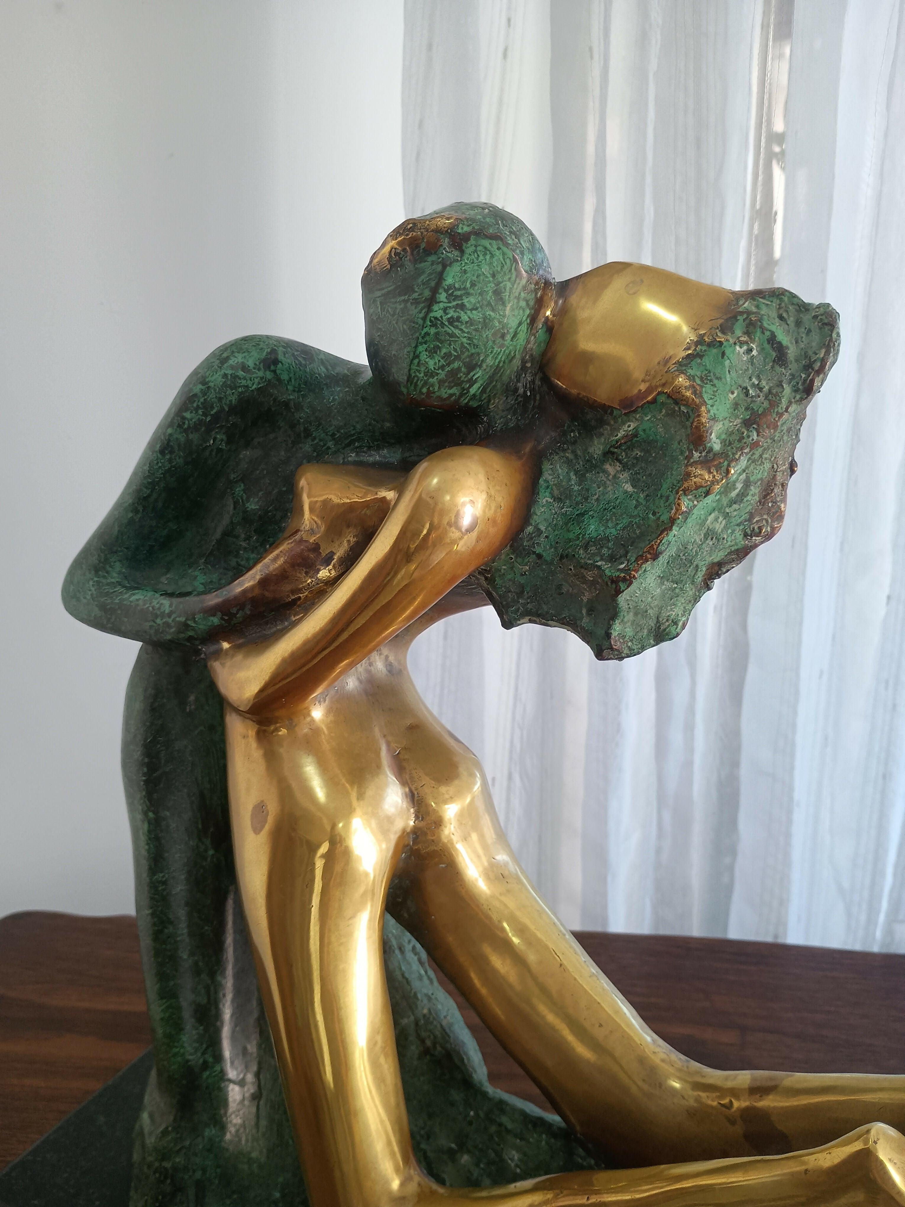 Escultura em bronze década 60 grande porte