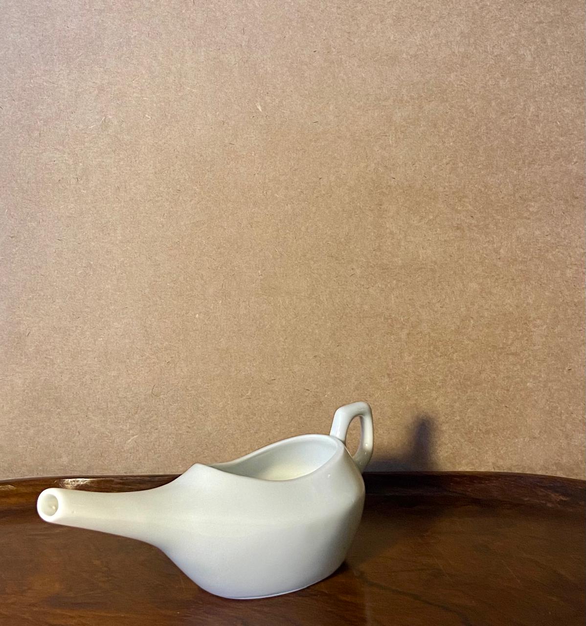 Pequena molheira em porcelana branca Mauá (DMCPS_311)
