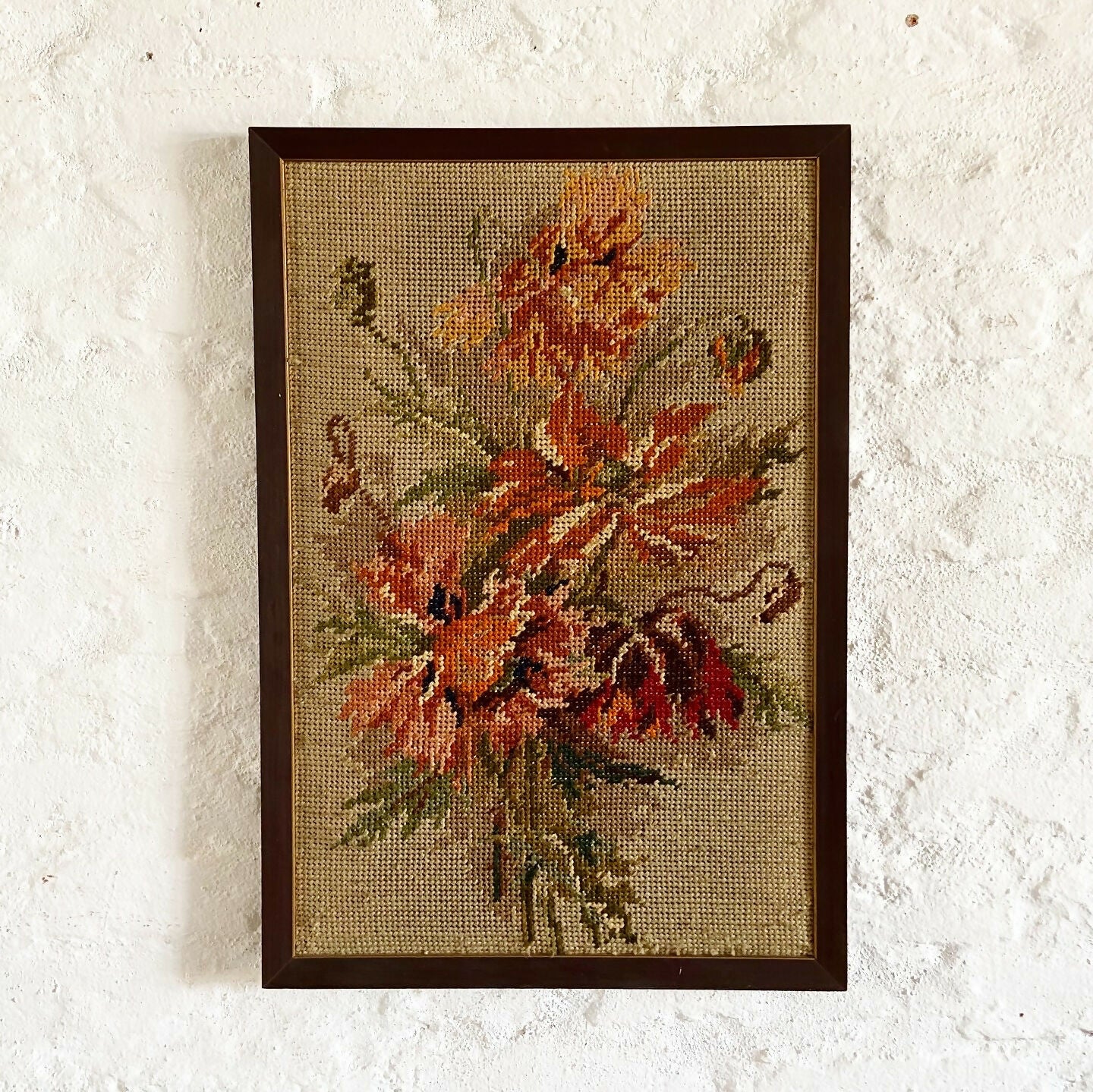 Quadro em tapeçaria vintage
