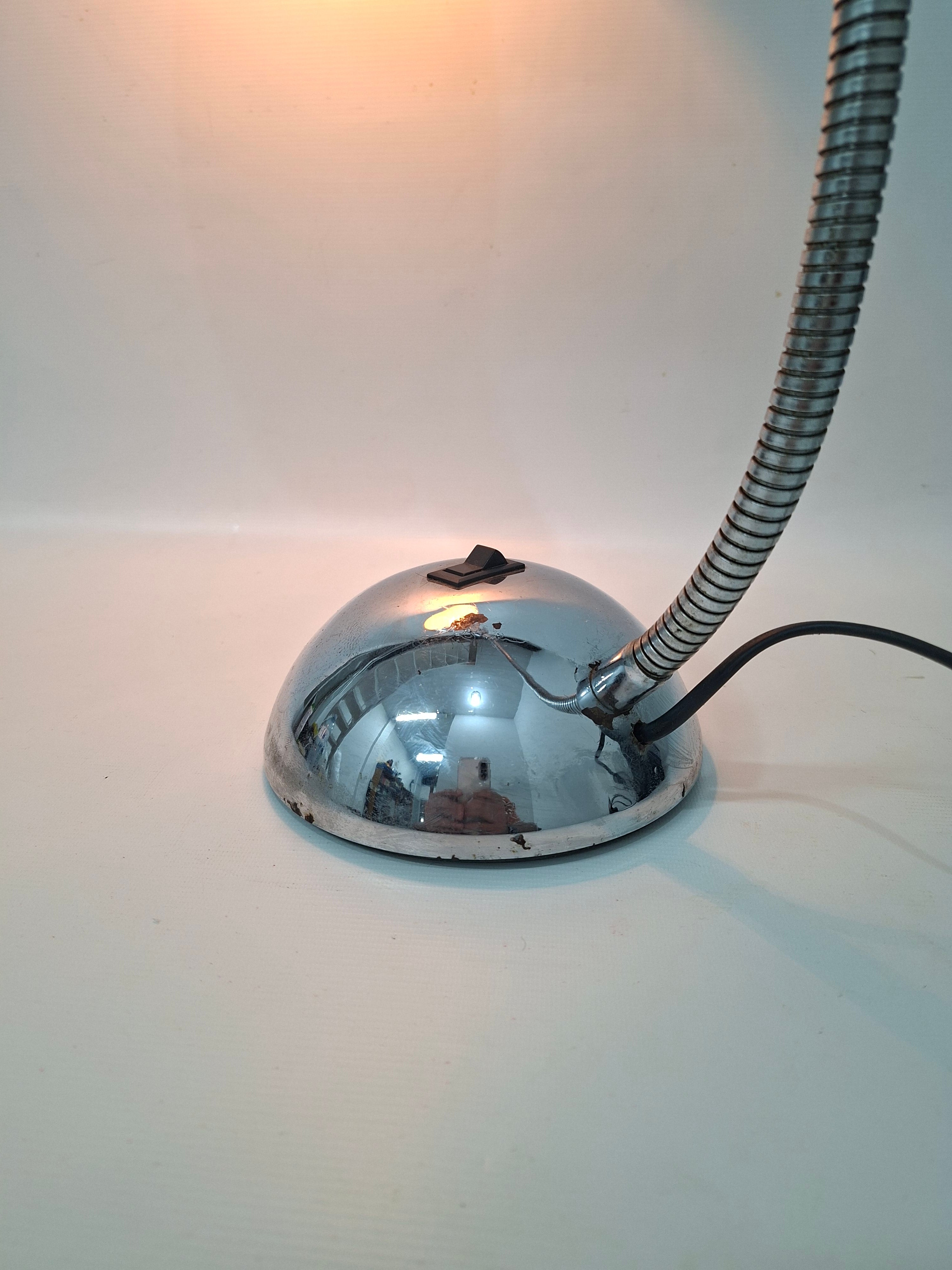 Luminária de Mesa Anos 60 Cromada