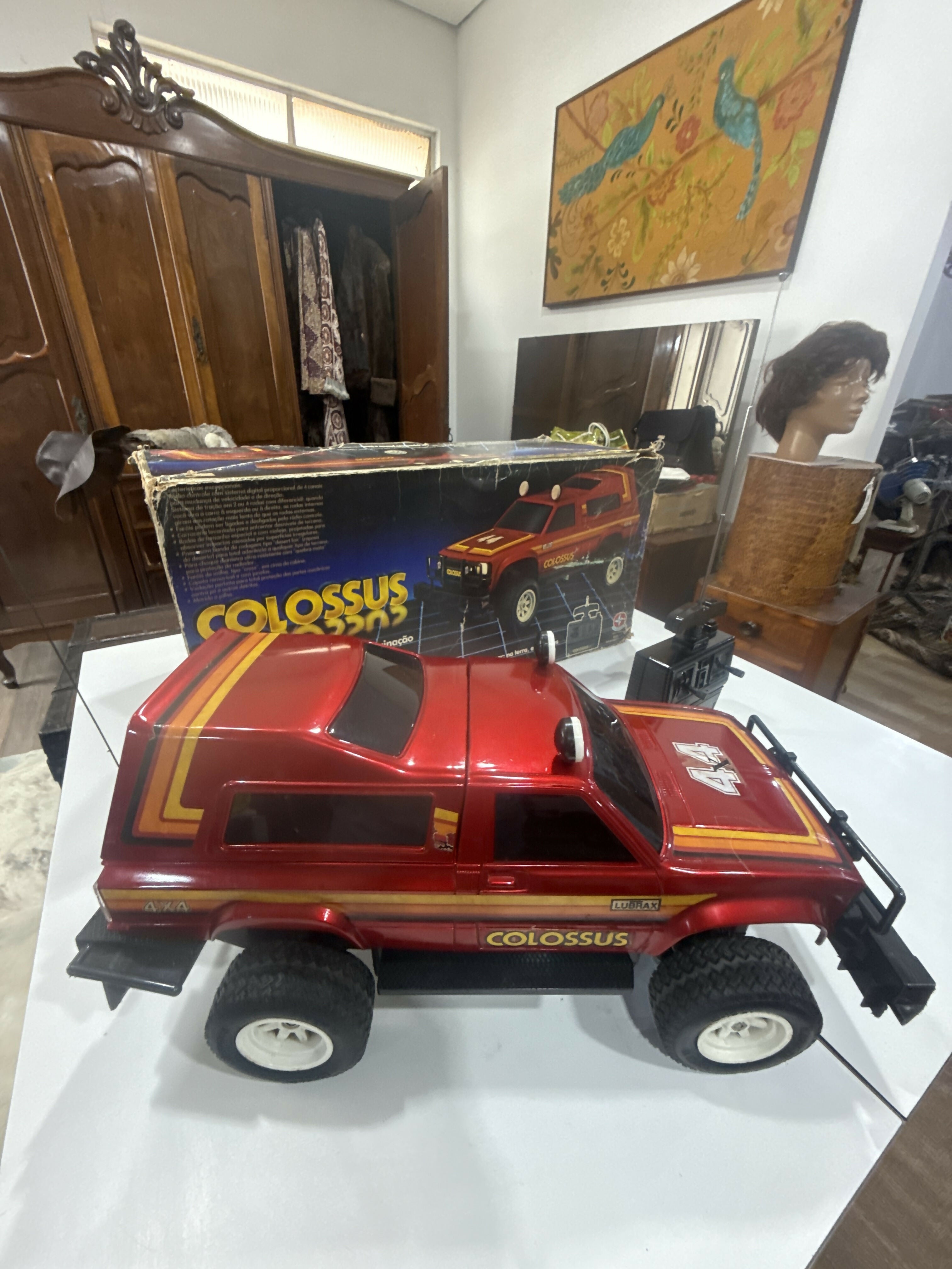 Carrinho Colossus Estrela – Controle Remoto – Original – Anos 80 – Raro – Na Caixa