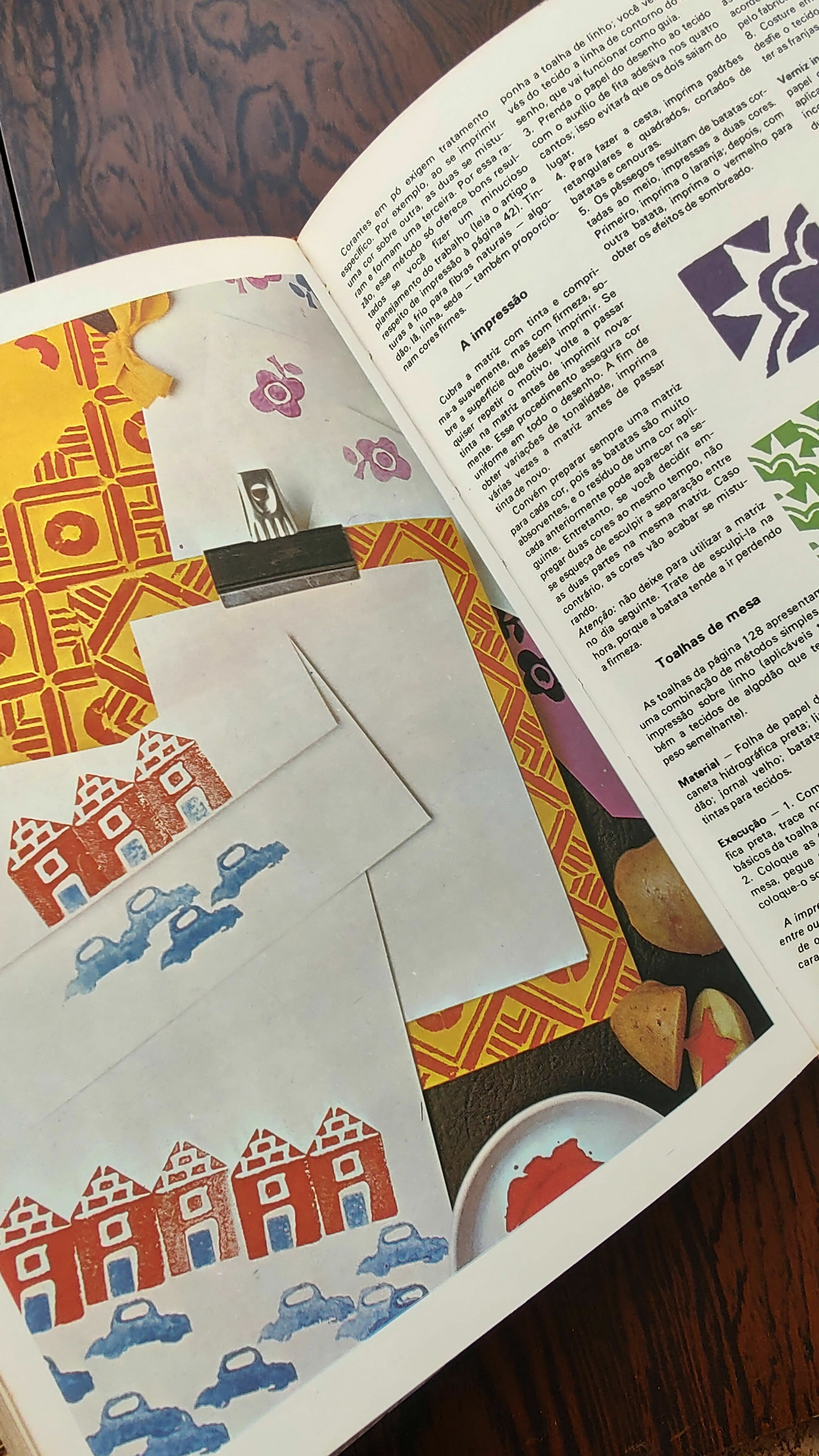 Livro &quot;Boa ideia! Artesanato em Casa&quot; de 1976