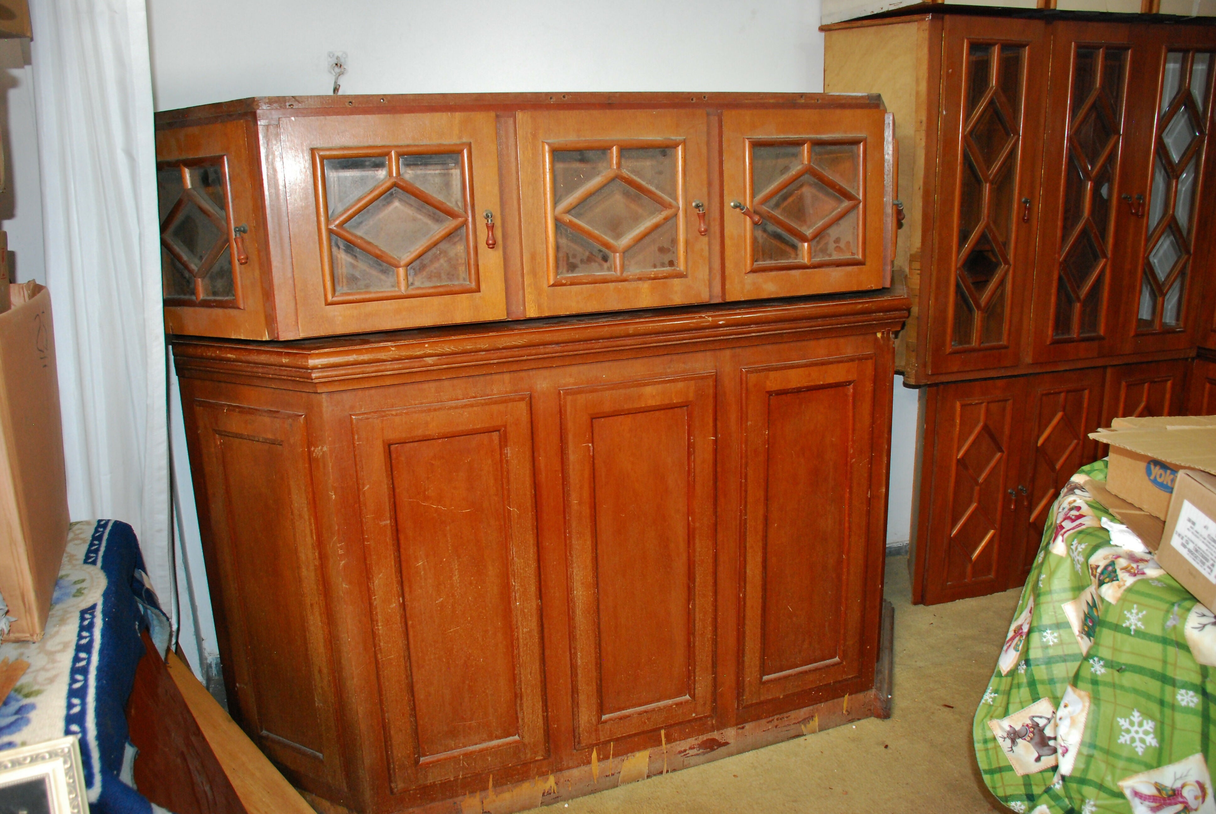 barzinho em madeira anos 80 , balcao e cuba