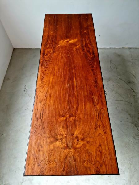 mesa de apoio / aparador scapinelli anos 60 jacarandá