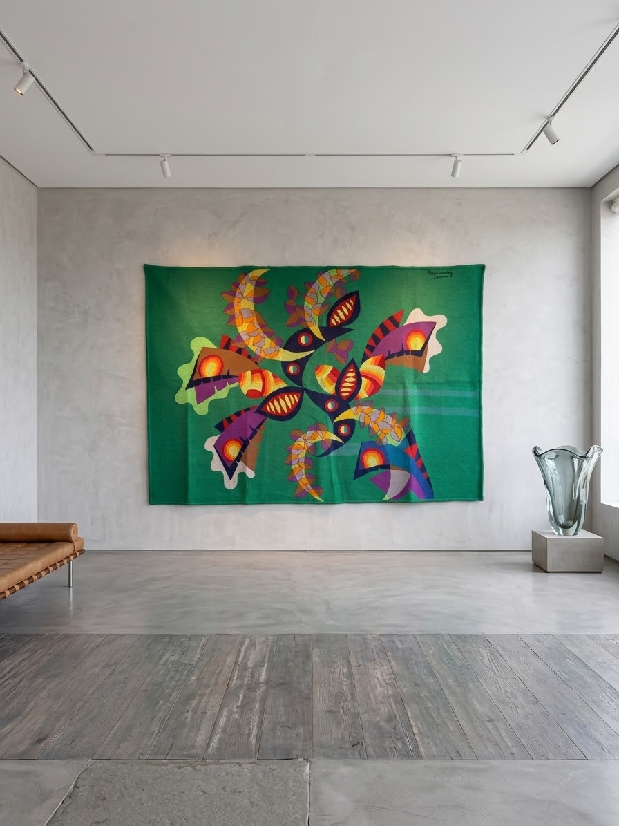 Tapeçaria modernista Kennedy Bahia 130 x 195 cm