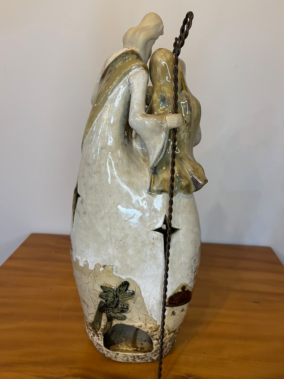 Escultura Presépio Sagrada Família em Cerâmica