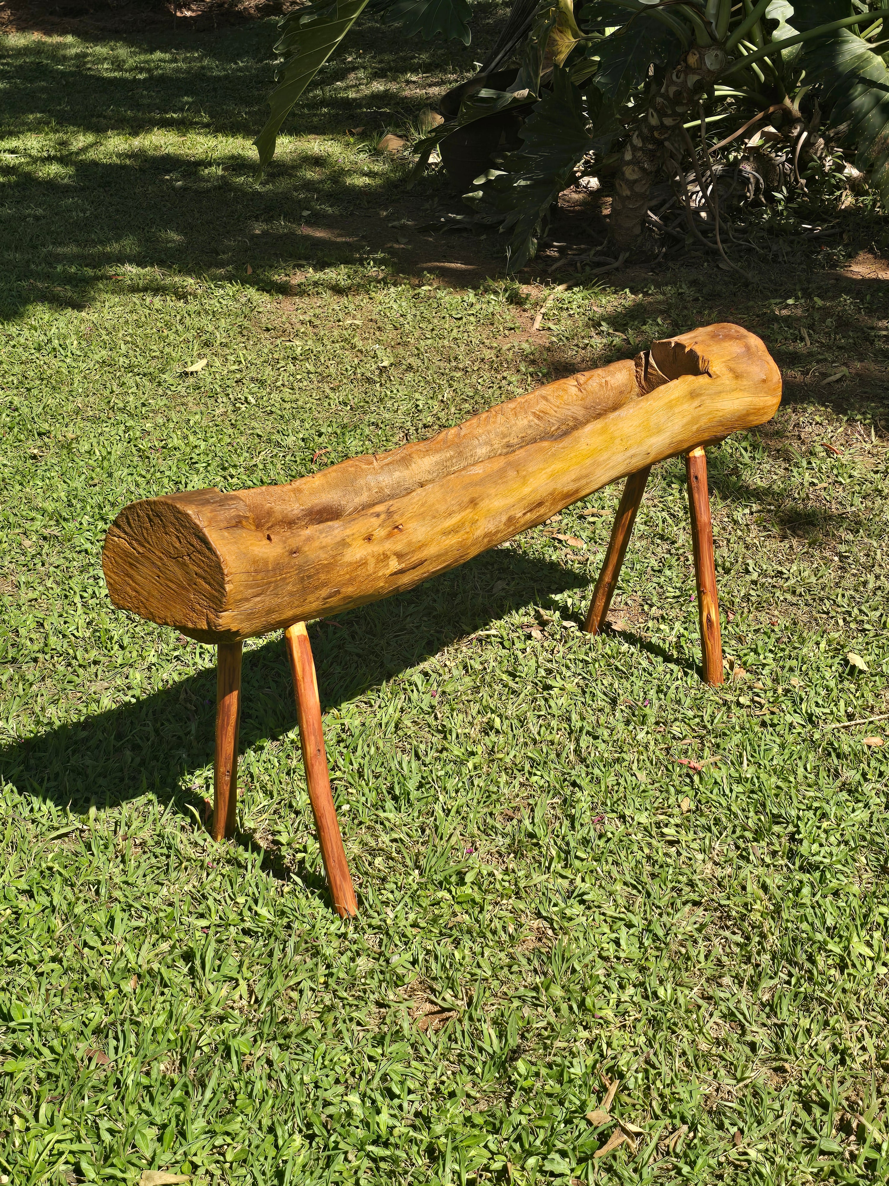 Cocho de Roça Madeira Maciça Garimpo Mineiro