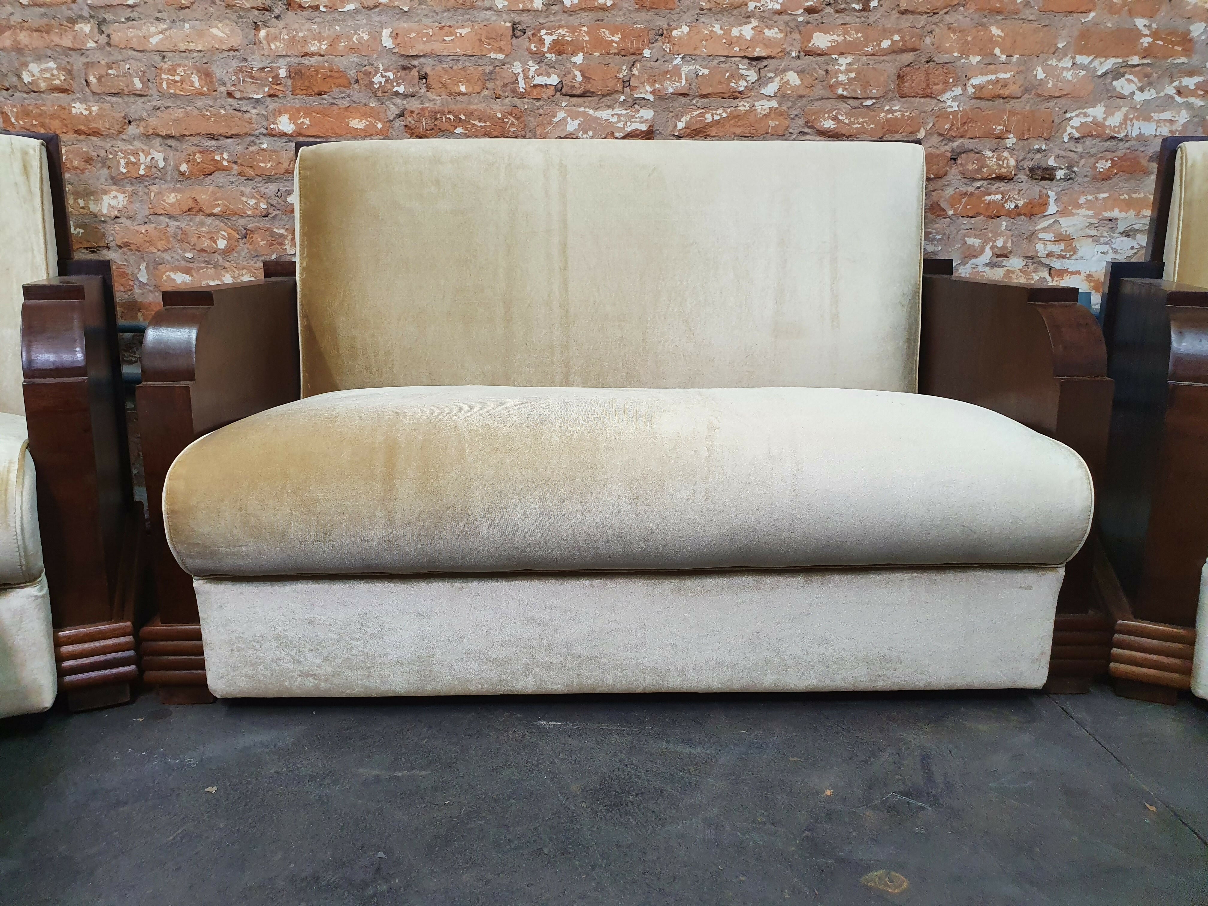 Par de poltronas Art déco anos 30