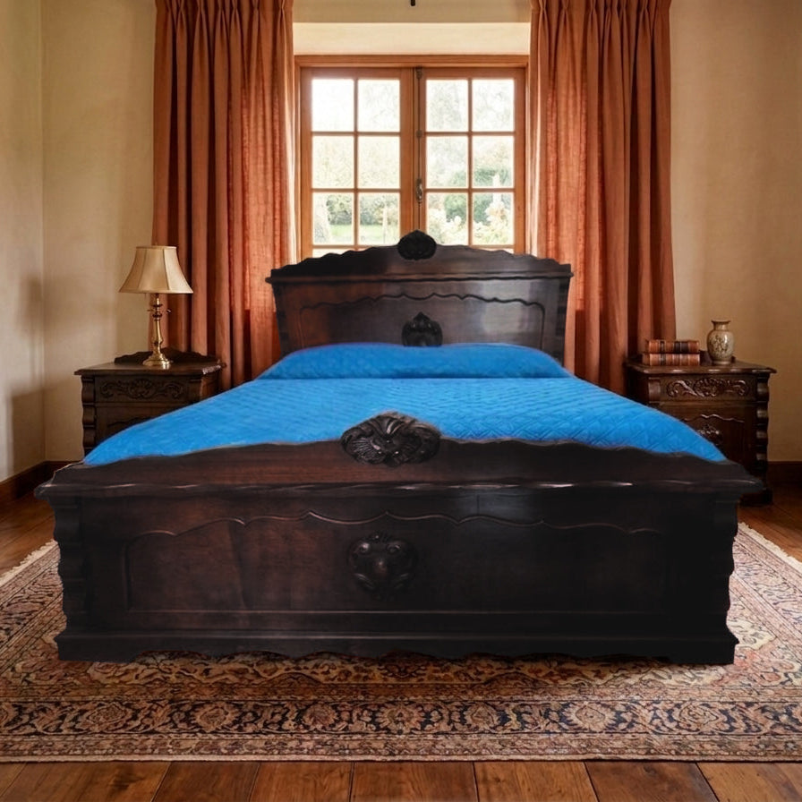 Cama de Casal em Madeira