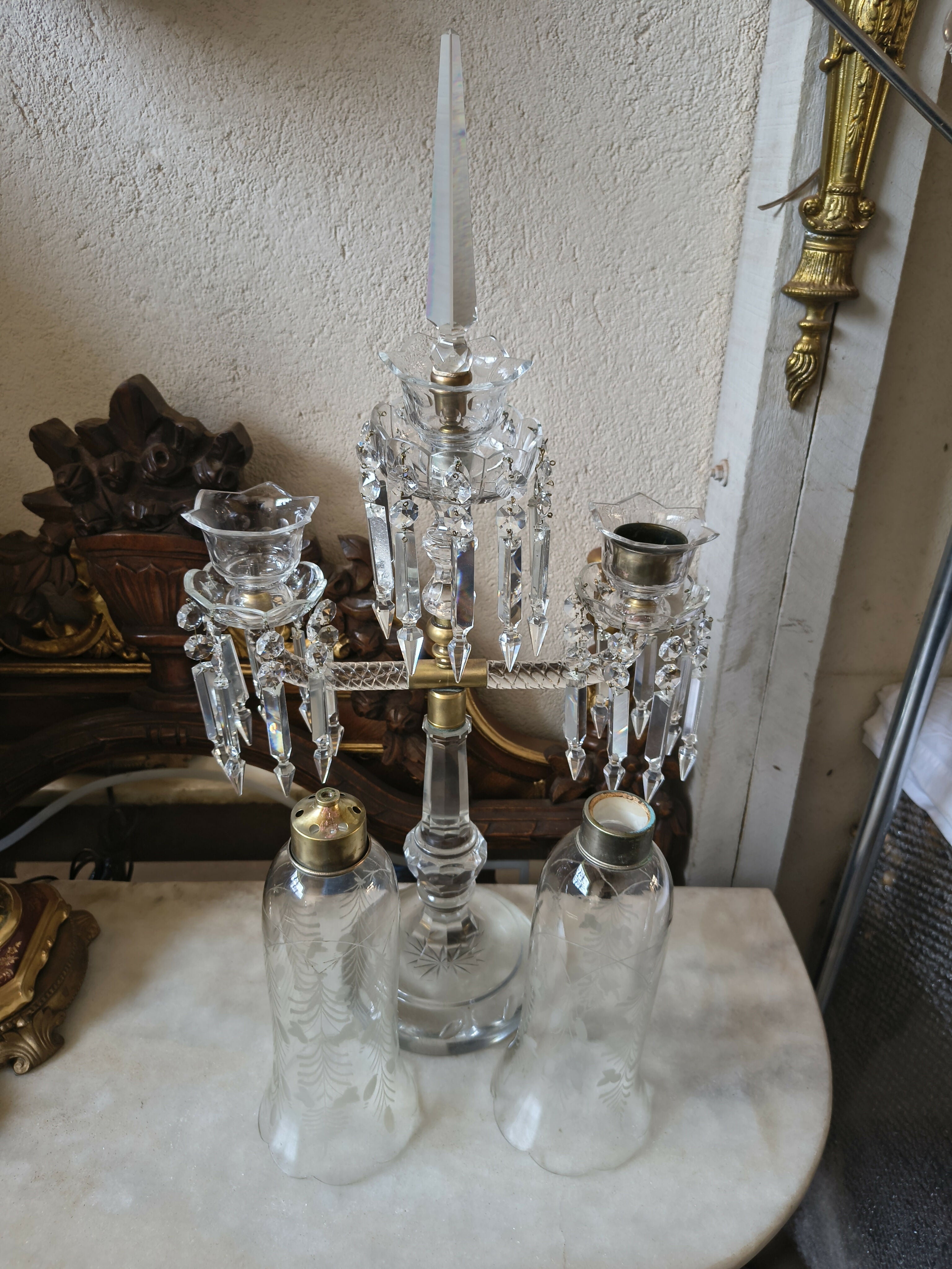 Castiçal Antigo Baccarat