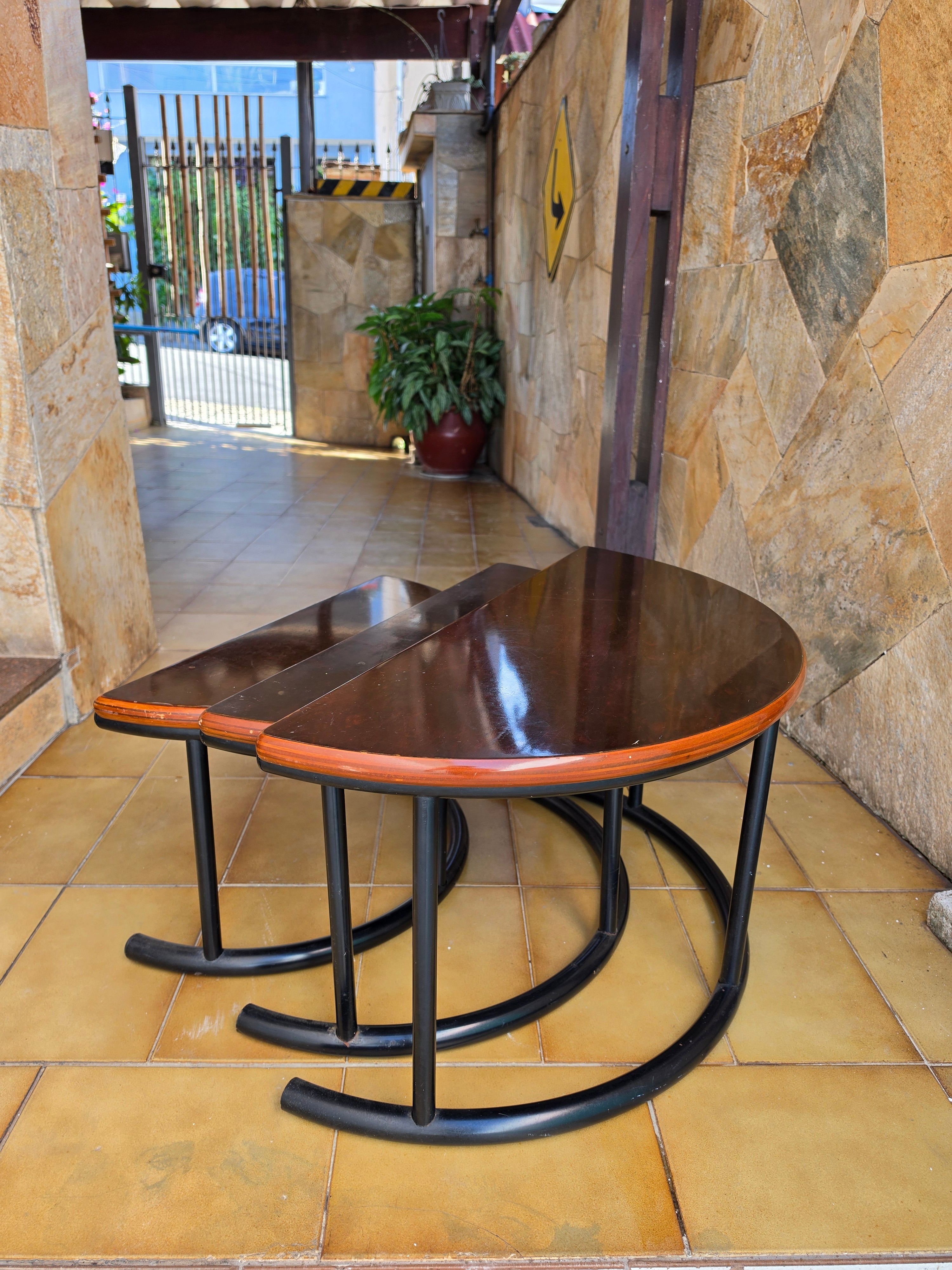 Conjunto mesa ninho Novo Rumo - década de 70