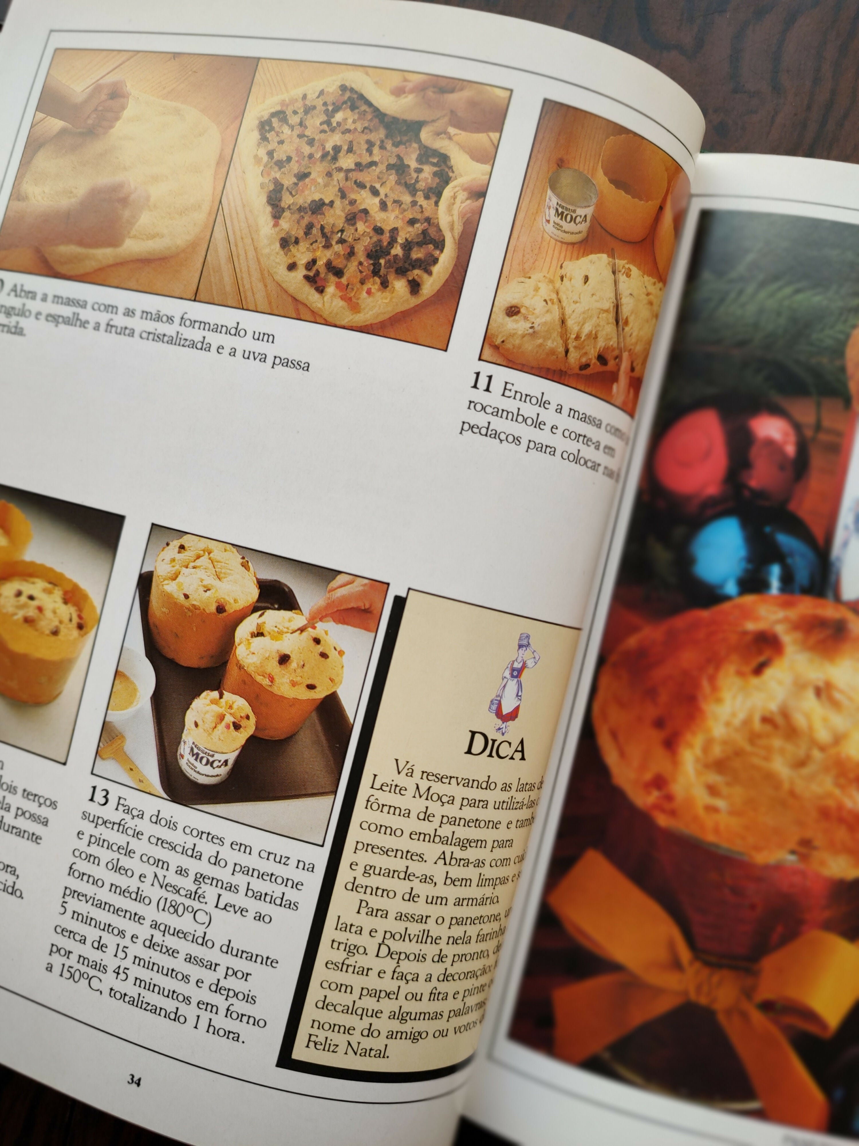 Livro &quot;Doce Natal - um século de maravilhas com leite moça&quot; - edição 1990