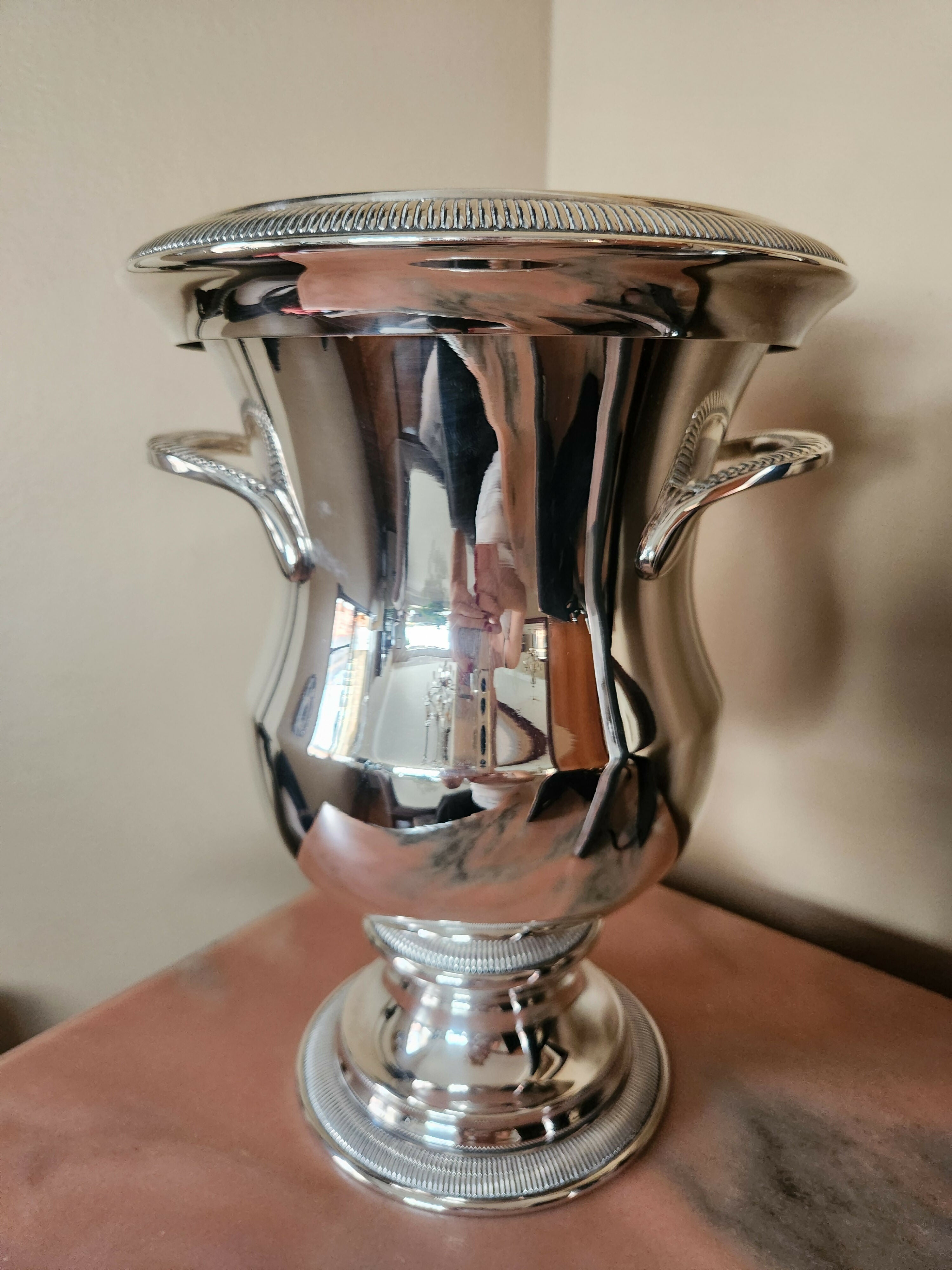 Balde de gelo para bebidas em prata 100 meridional