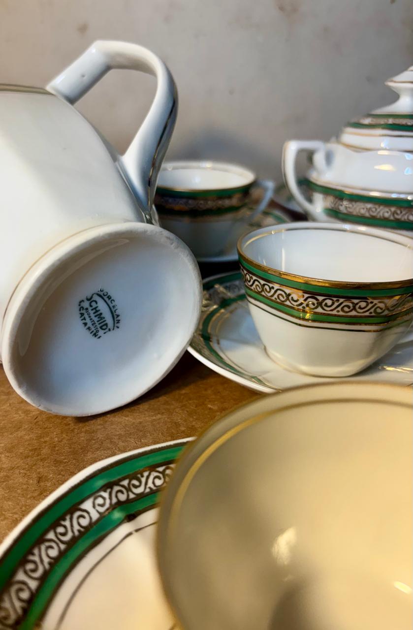 Conjunto para café Porcelana Schmidt Rio do Testo (DMCPS_240)