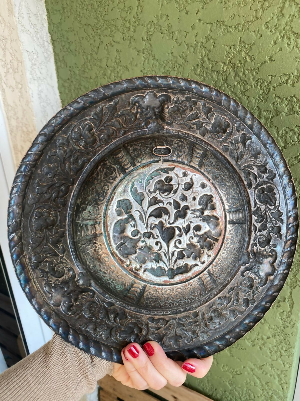 Medalhão Português decorativo em cobre