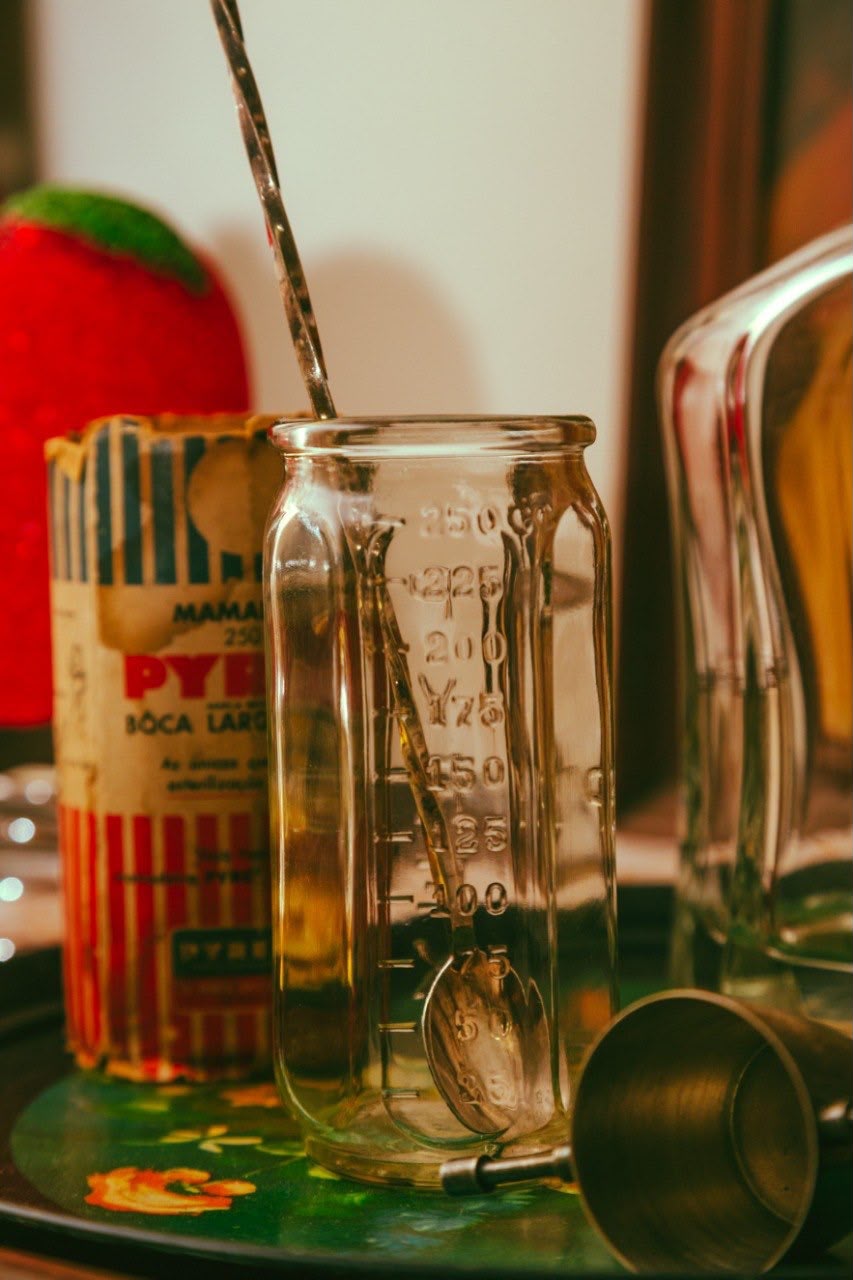 Mamadeira antiga pyrex em vidro