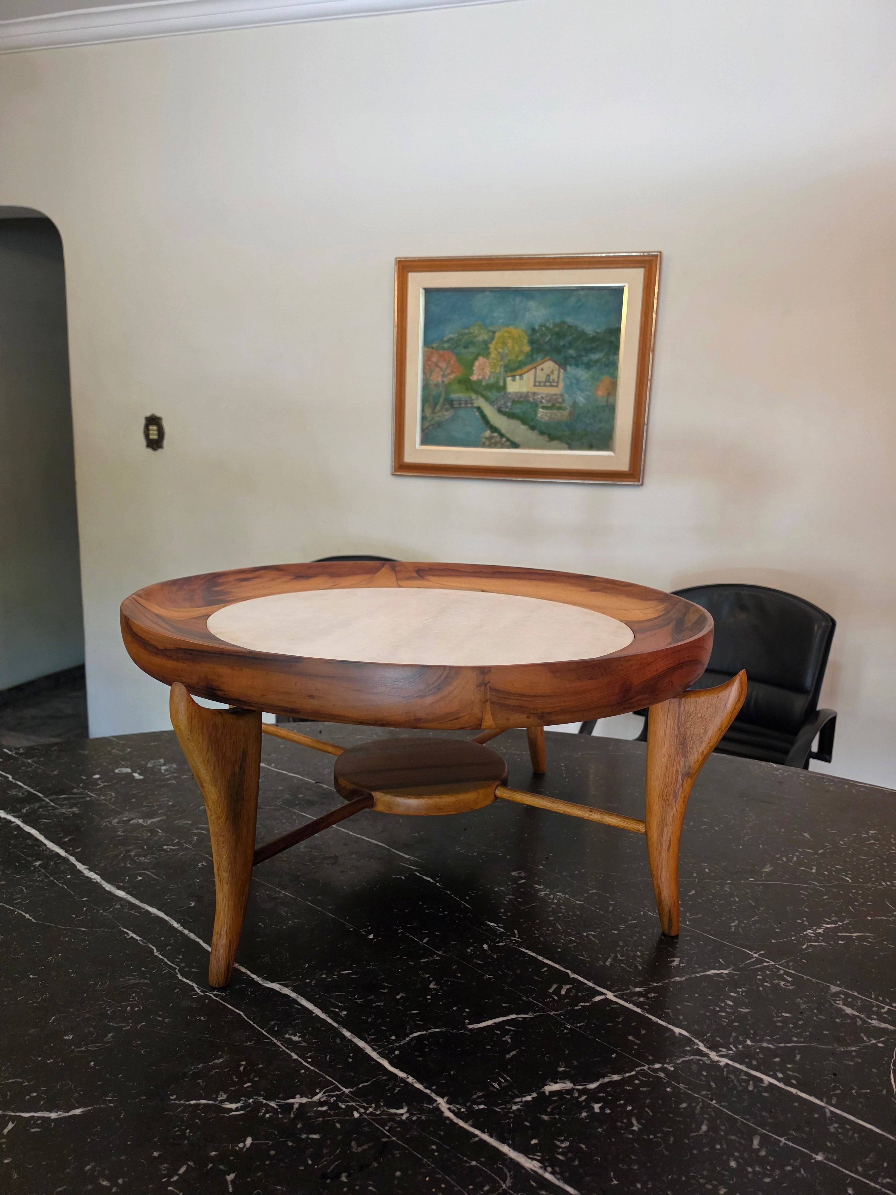 Mesa de centro Maracanã Giuseppe Scapinelli em Caviúna 1950