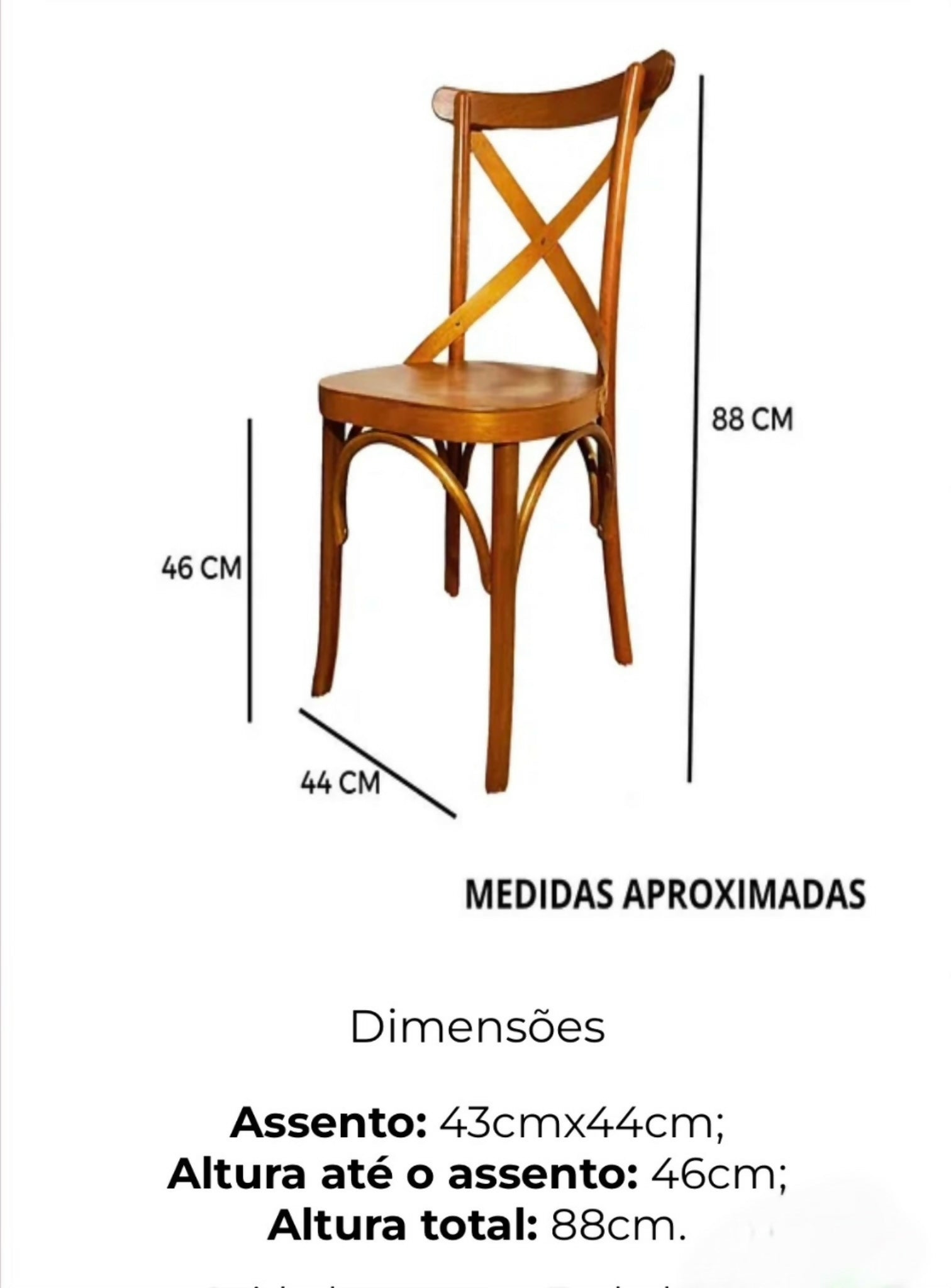 Cadeiras Dellabruna NOVAS, em madeira maciça, cor rosa pink (valor unitário)