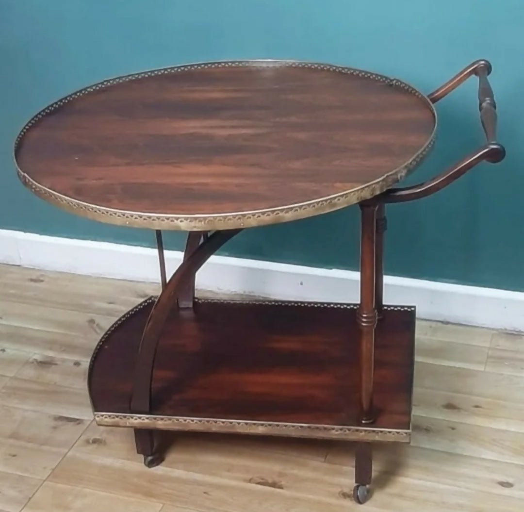 CARRINHO DE CHÁ / APARADOR INGLÊS (EM 10X SEM JUROS)