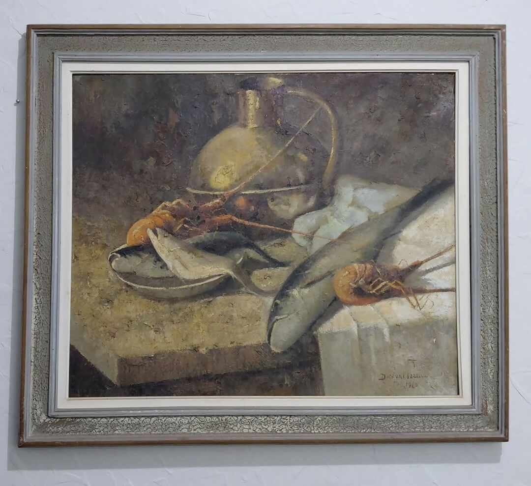 OBRA DE ARTE - QUADRO ÓLEO SOBRE TELA - DURVAL PEREIRA