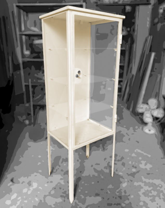 Cristaleira / Vitrine / Armário antigo de farmácia customizado