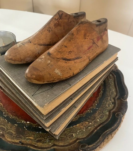 Forma de sapato madeira