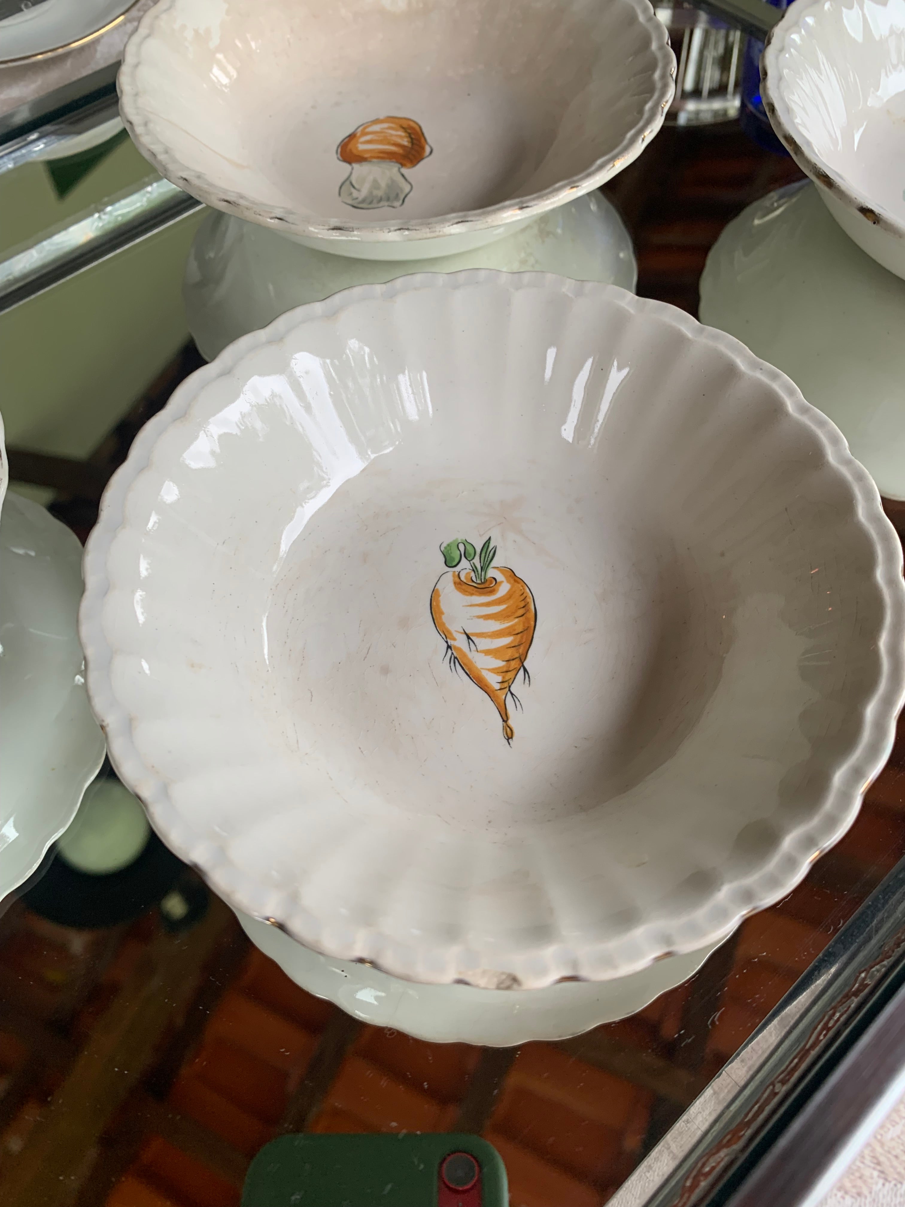 Pequenas Travessas Porcelana para Acepipes ou Saladinhas